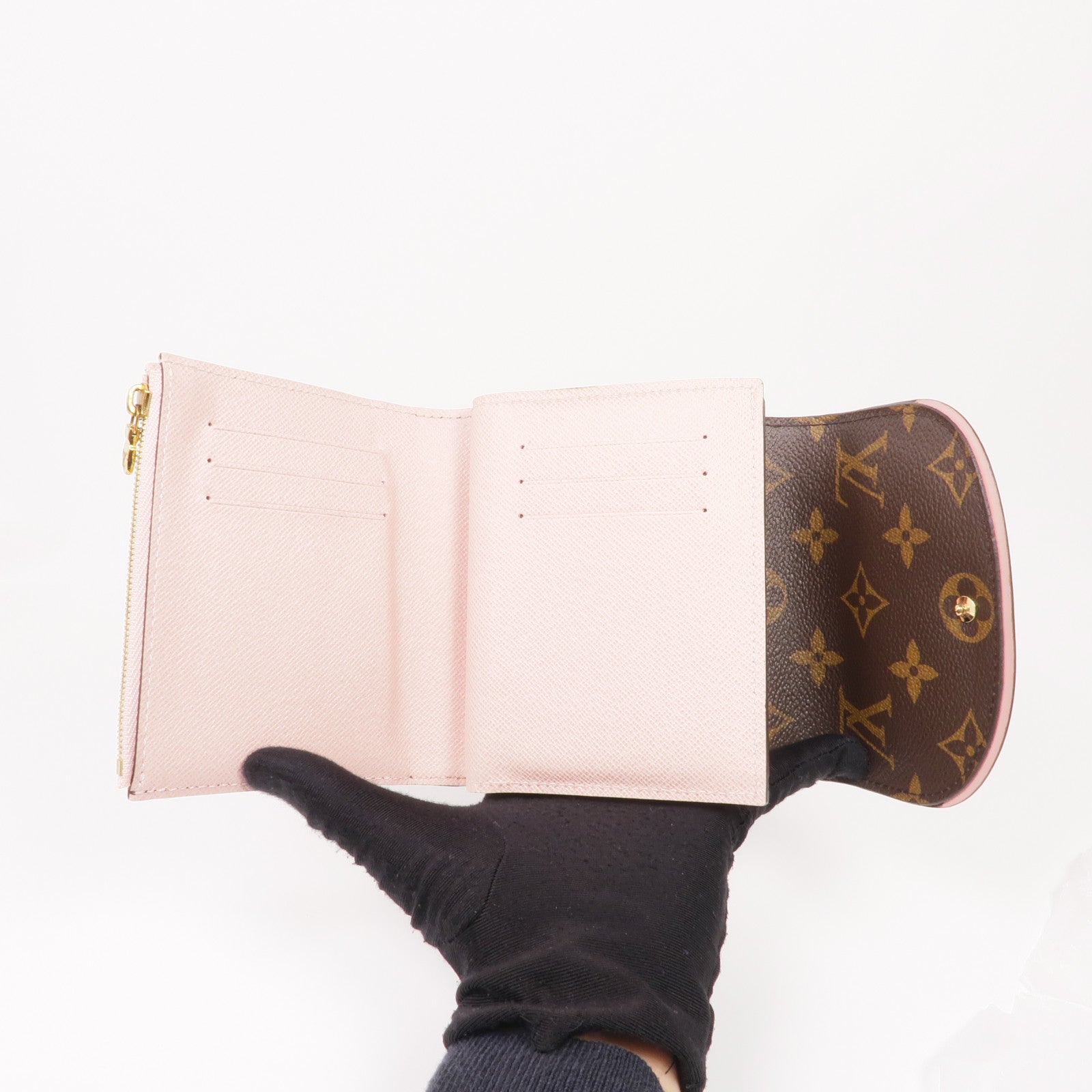 LOUIS VUITTON Monogram Portefeuille Ariane Wallet金扣錢包