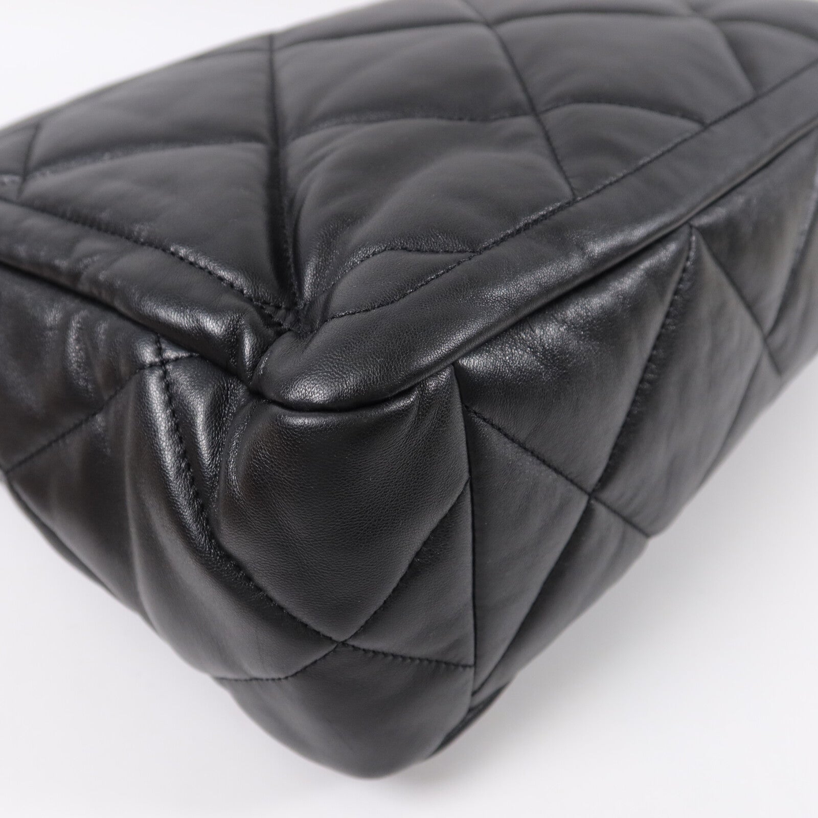 CHANEL 羊皮皮革25K Flap Bag Large鏈帶肩背袋