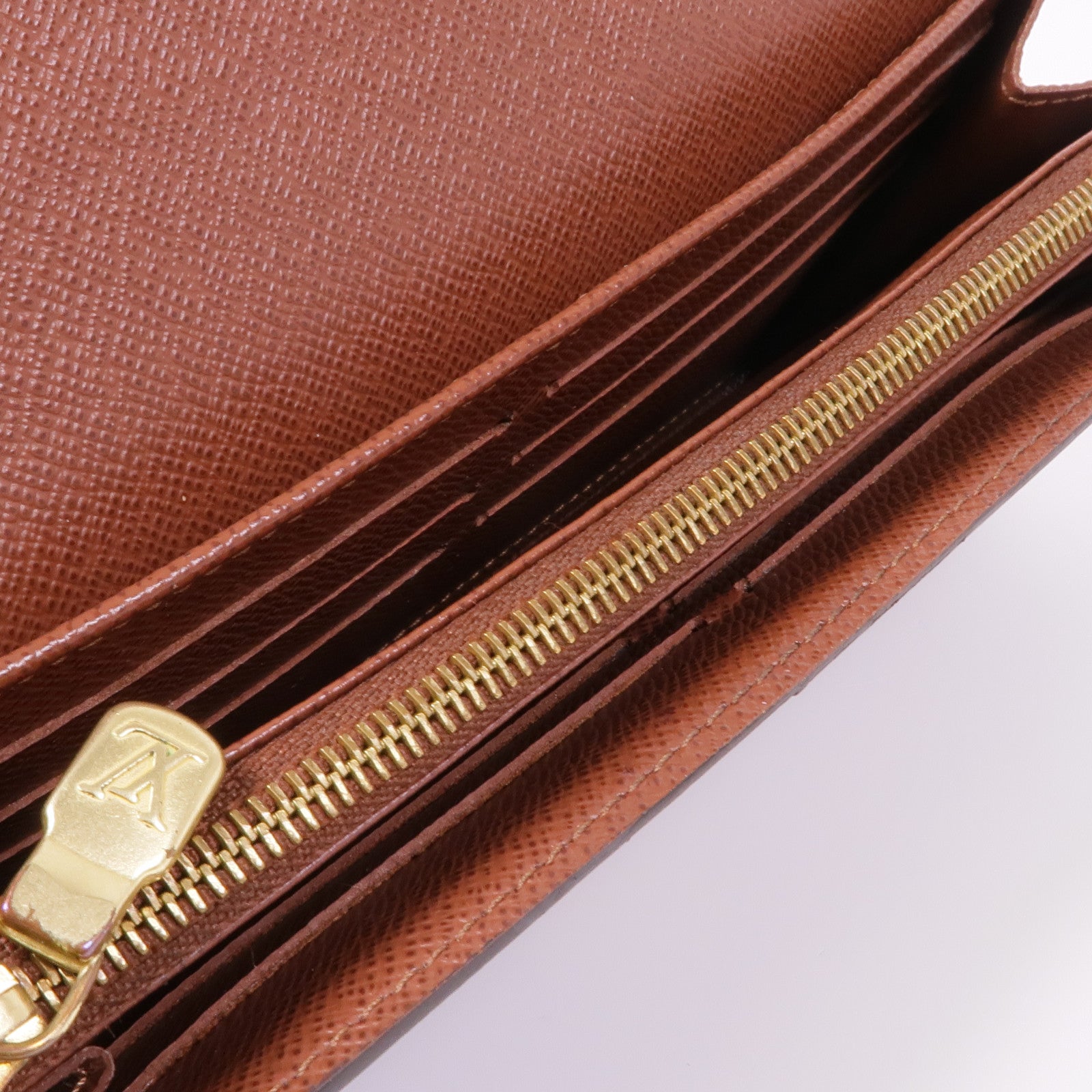 LOUIS VUITTON Monogram Long Wallet金扣長錢包