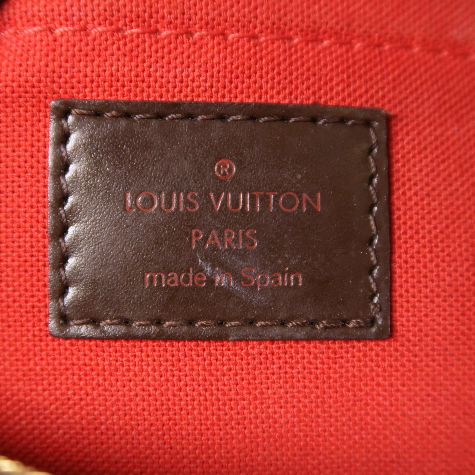 LOUIS VUITTON LV GHW Ribera MM Handbag N41434 Damier Ebene Brown