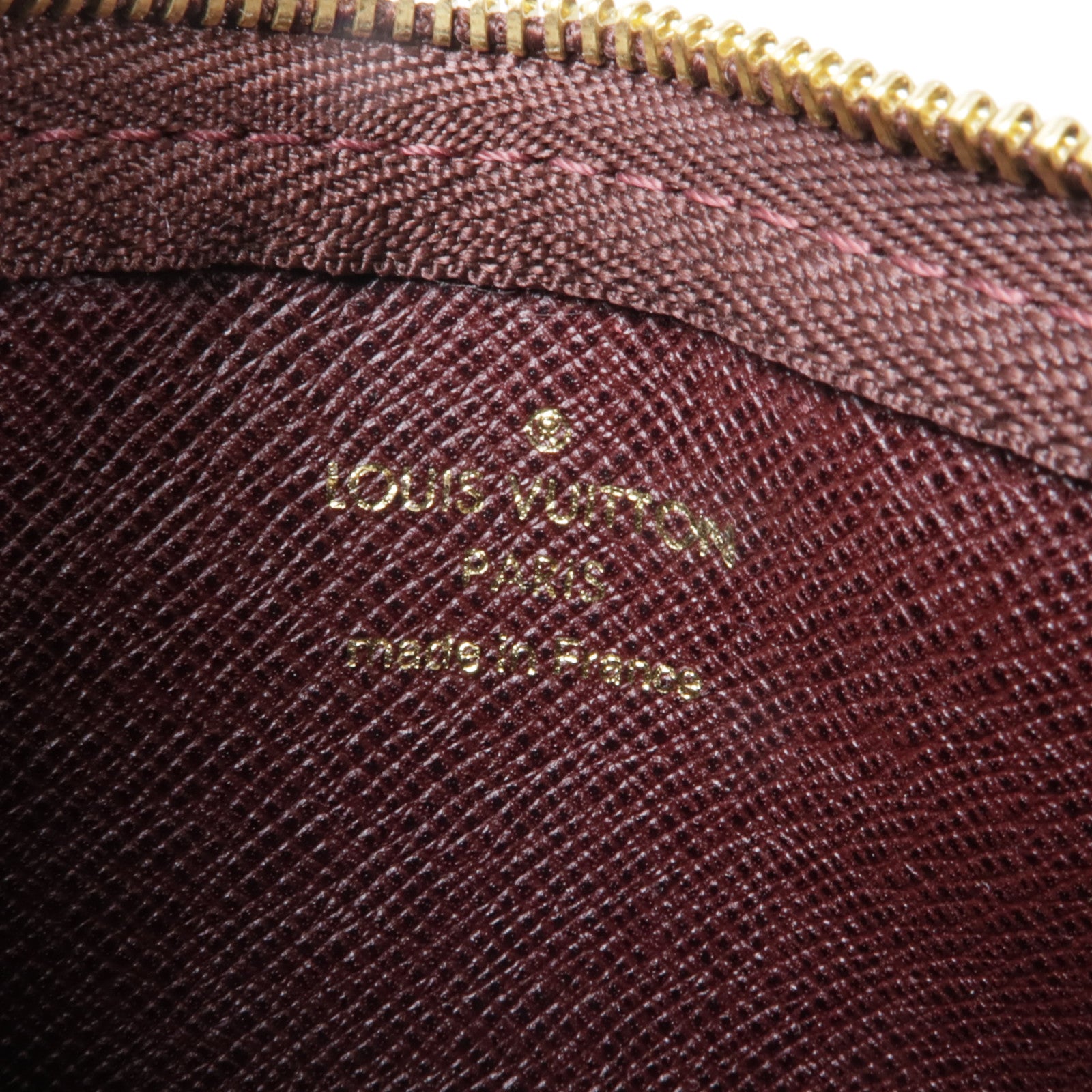 LOUIS VUITTON Monogram Idylle Pochette Cles Coin Case金扣零錢包