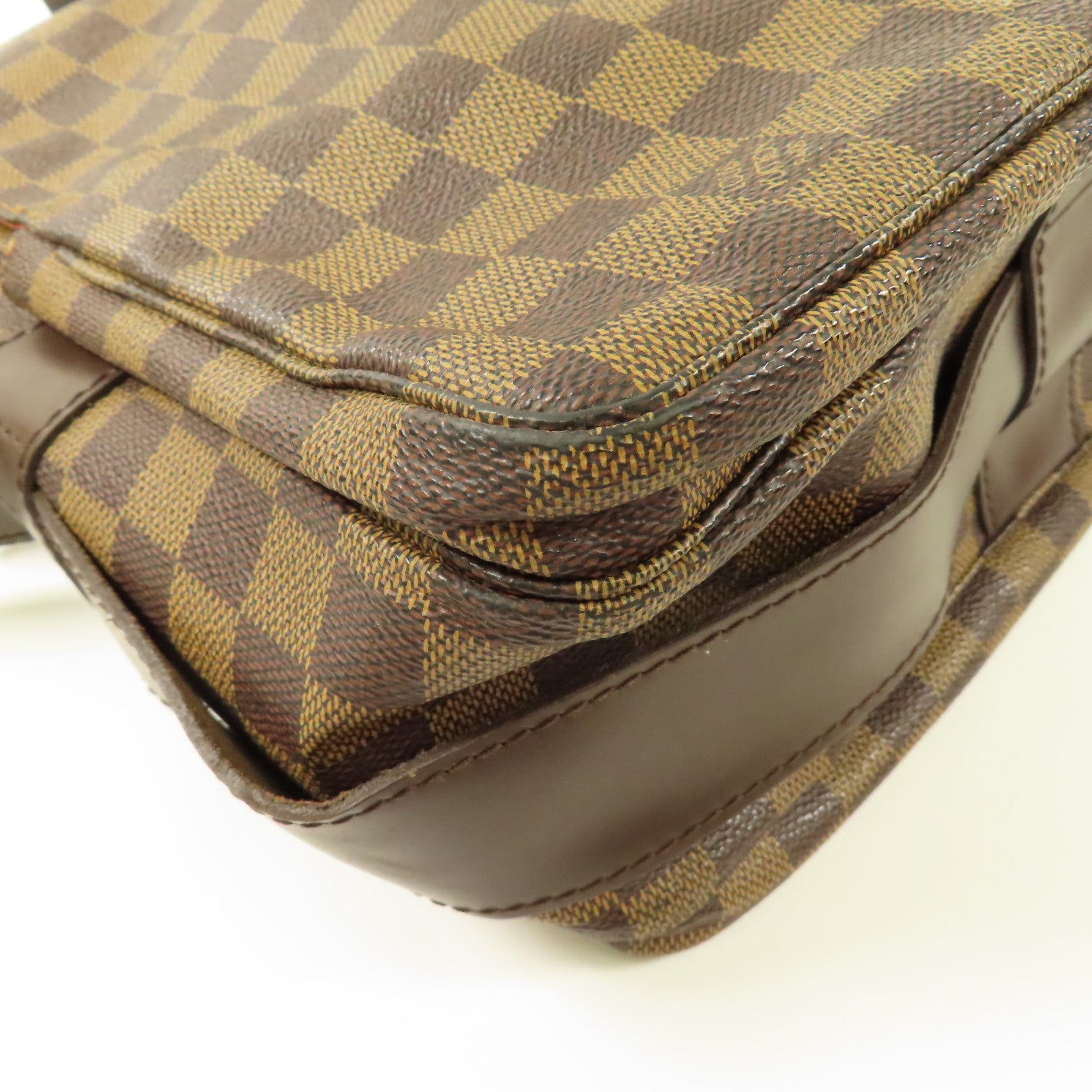 LOUIS VUITTON LV GHW Naviglio Shoulder Messenger Bag N45255 Damier Brown