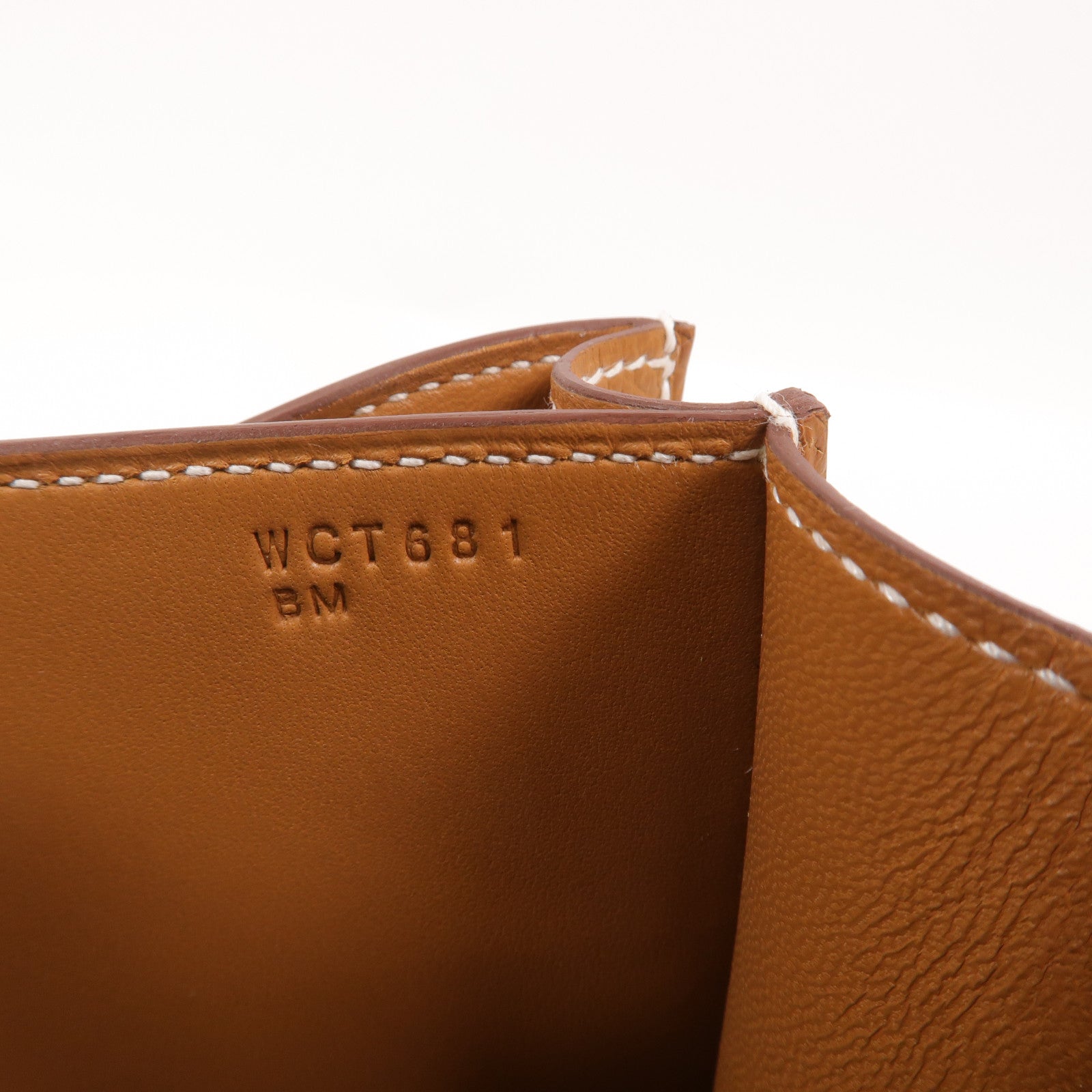 HERMES Epsom皮革Constance Mini肩背袋Gold