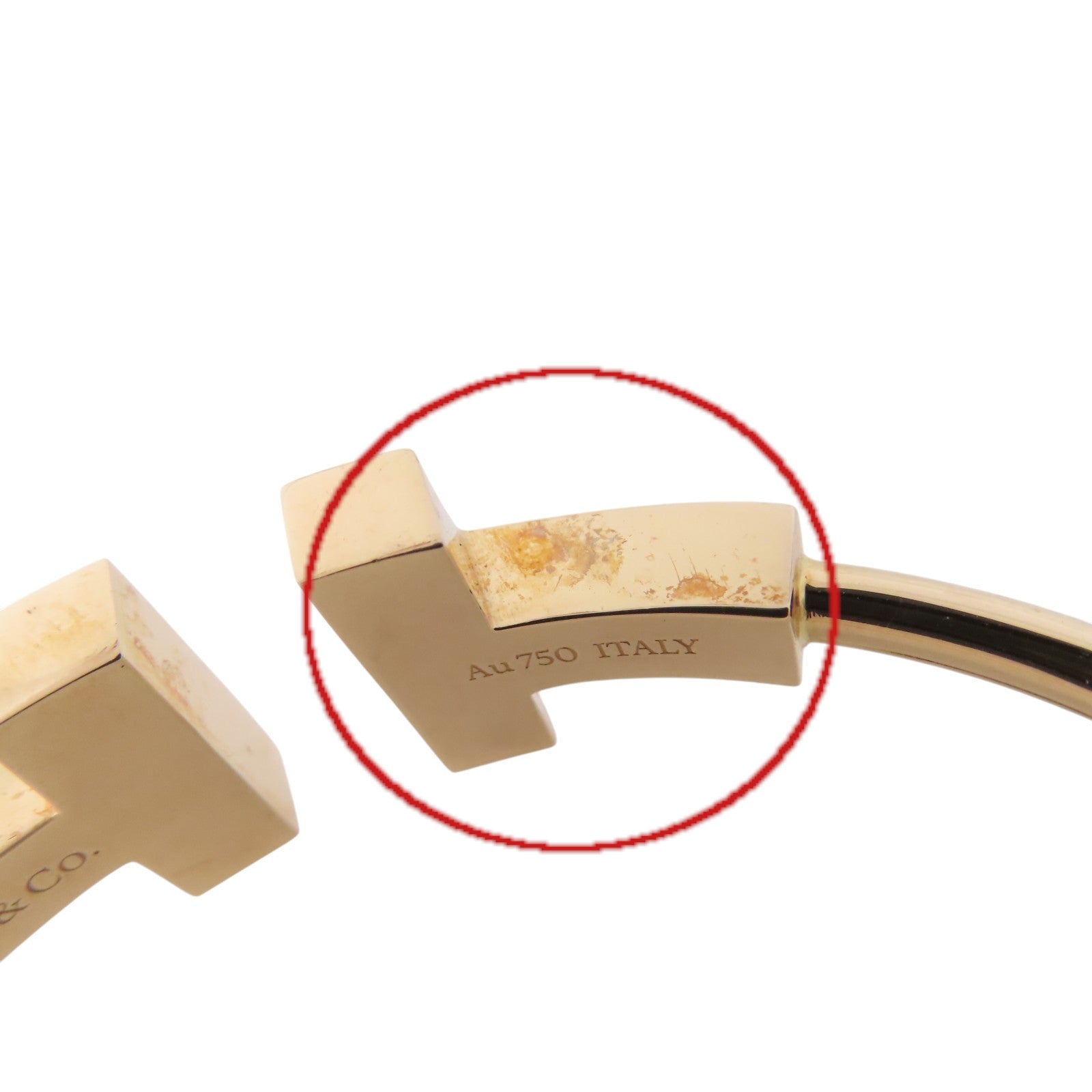 TIFFANY＆CO 18K玫瑰金T Wire Bracelet手鏈