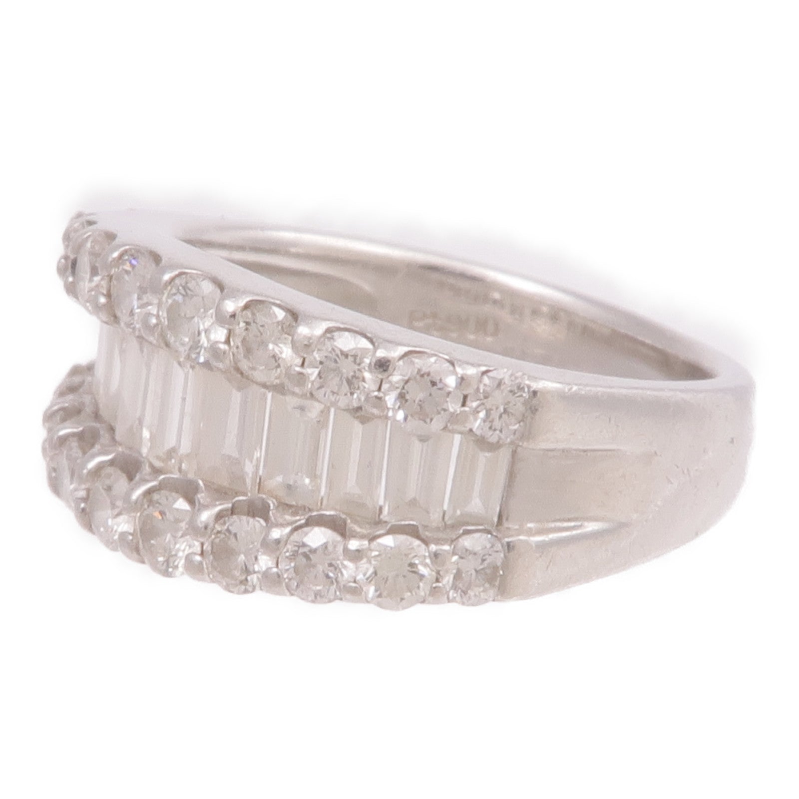 JEWELRY 【激減優惠】PT900鉑金Diamond Ring鑽石戒指US#5.25