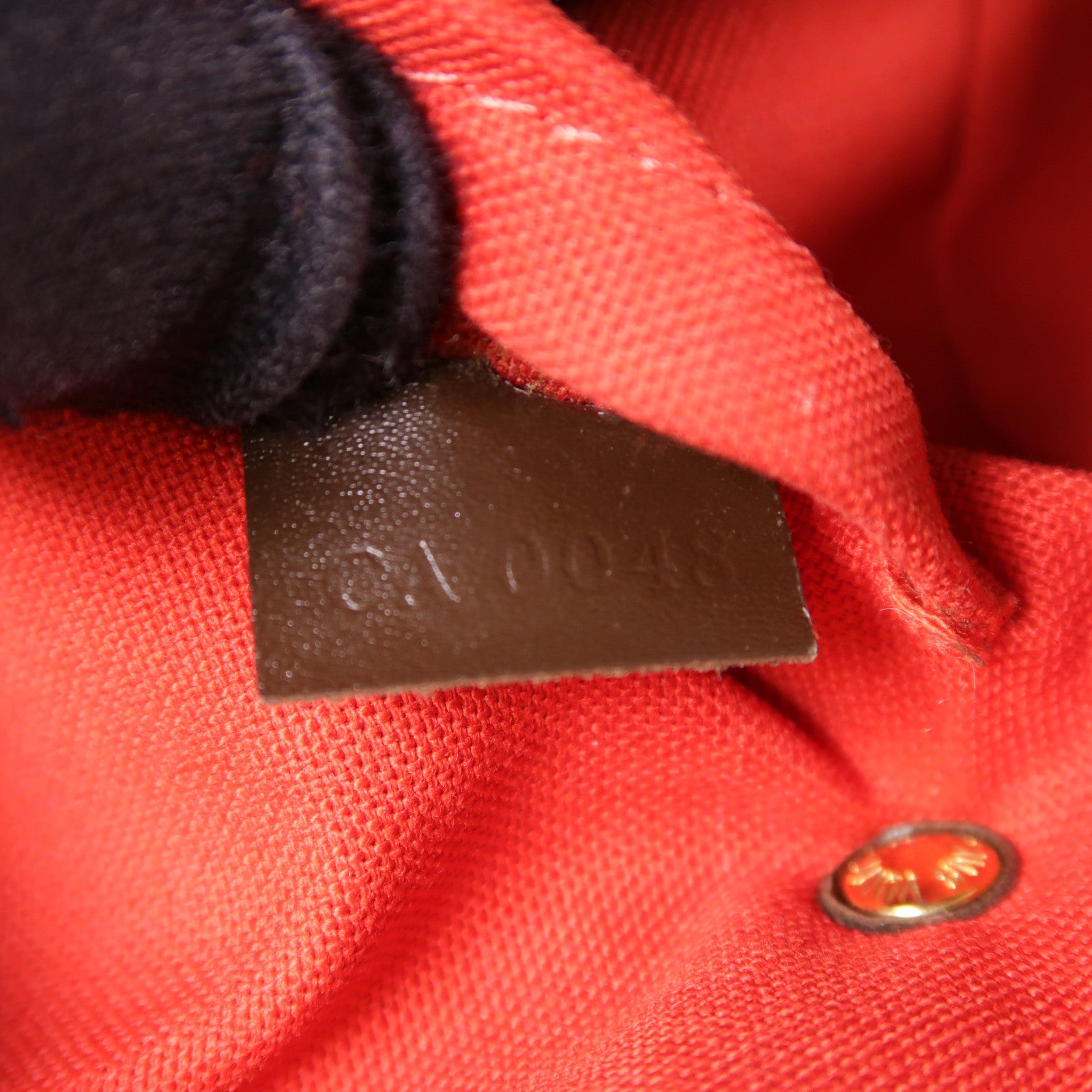 LOUIS VUITTON Damier Ribera金扣手挽袋