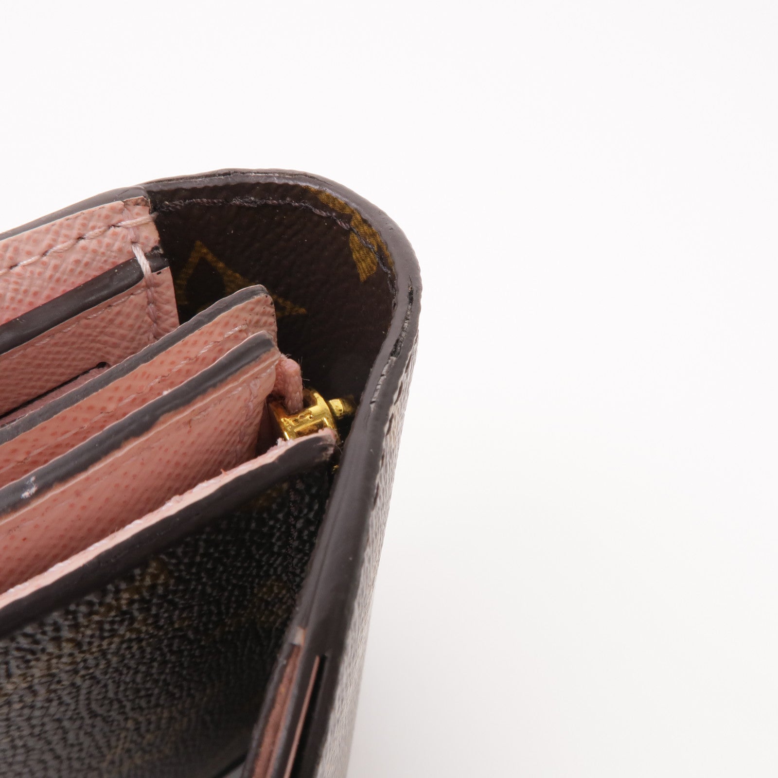 LOUIS VUITTON Monogram Portefeuille Ariane Wallet金扣錢包