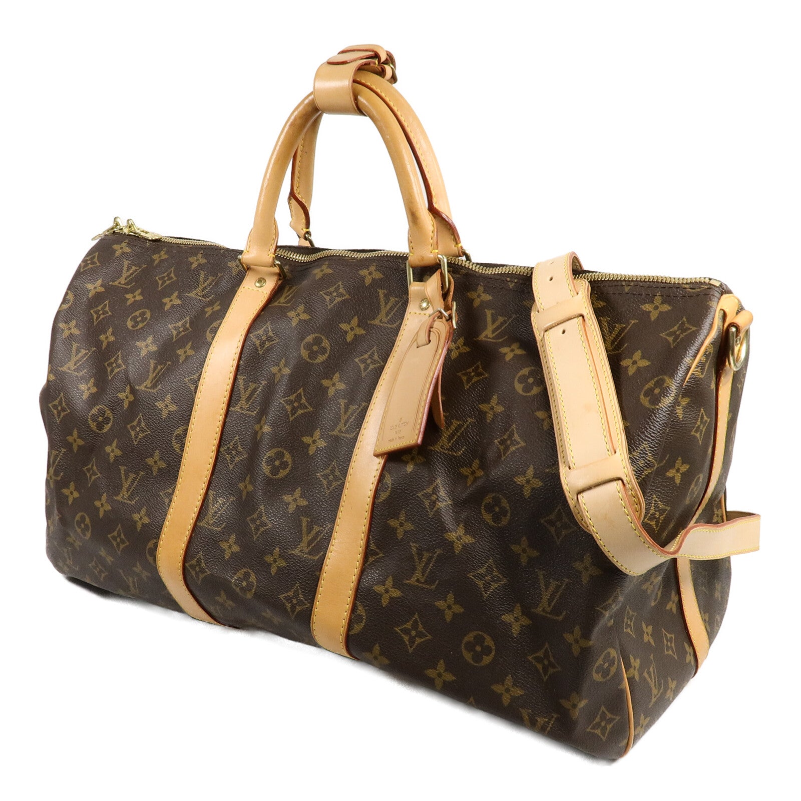 LOUIS VUITTON Monogram Keepall 50手挽肩背兩用袋
