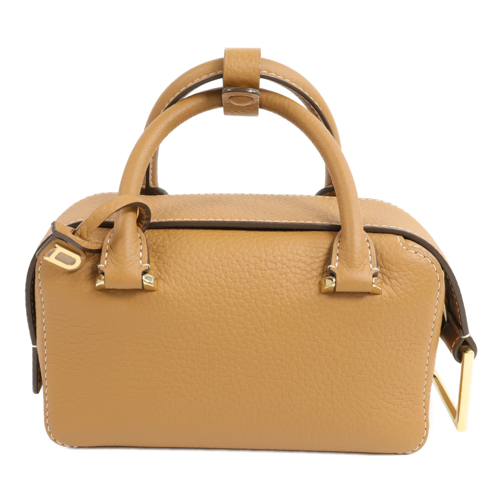 Delvaux Taurillon Soft皮革Cool Box Nano手挽肩背兩用袋