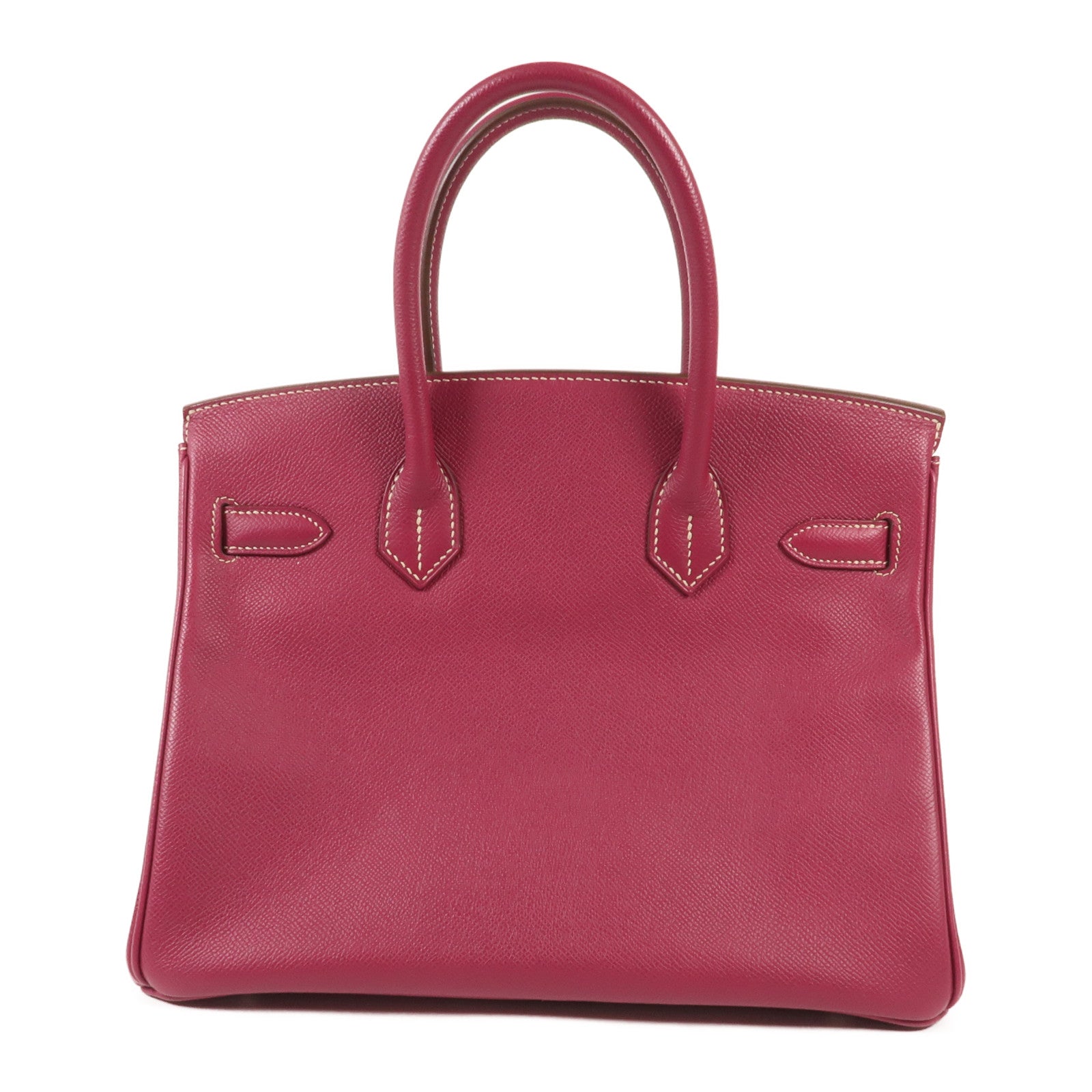 HERMES Epsom皮革Birkin 30銀扣手挽袋