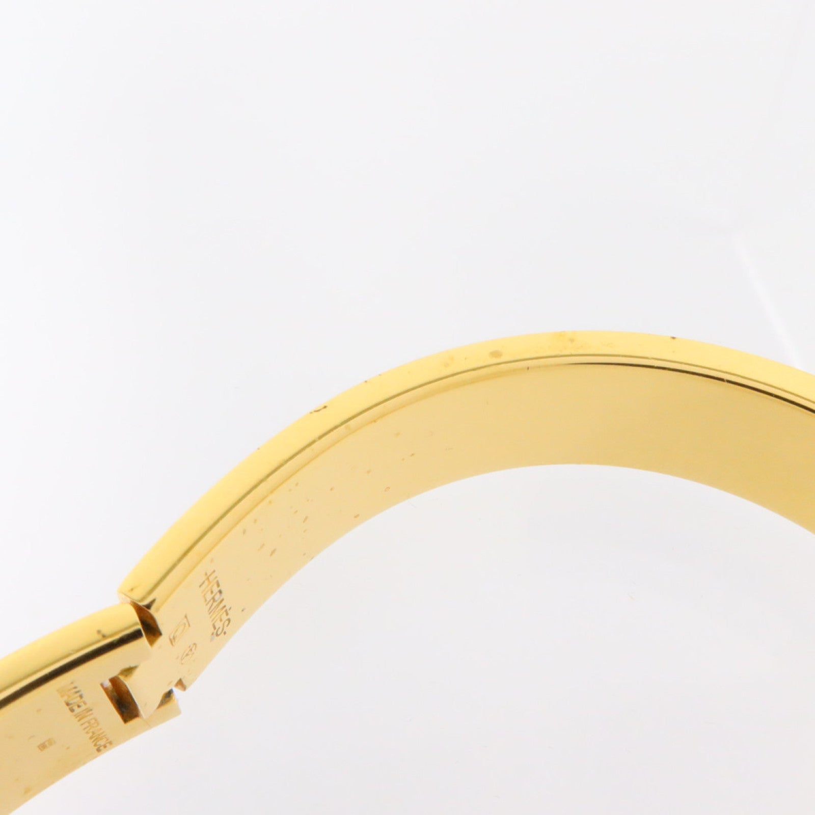 HERMES 金屬/琺瑯Clic H Bracelet金扣手鏈