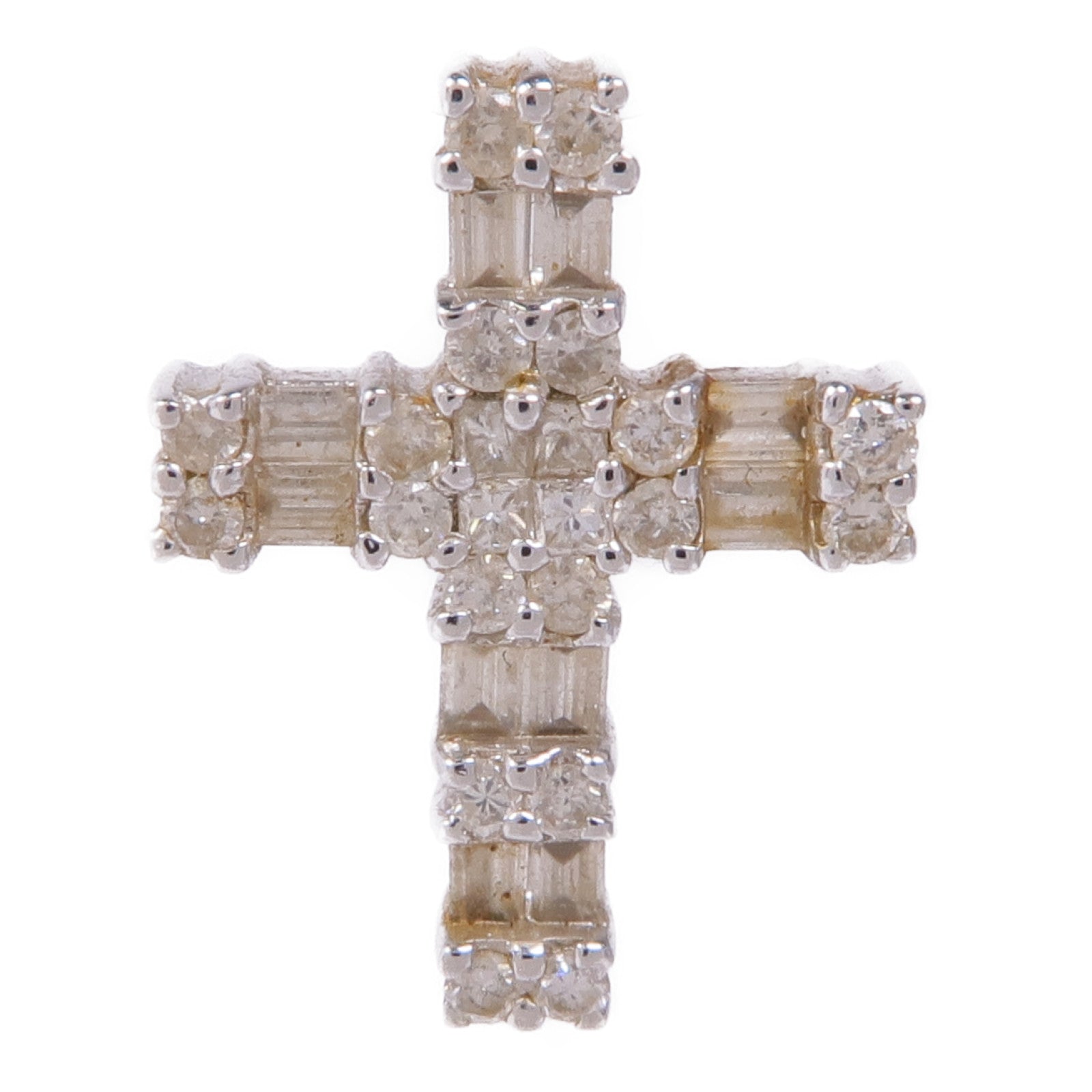 JEWELRY Diamond Pendant Top 18K White Gold