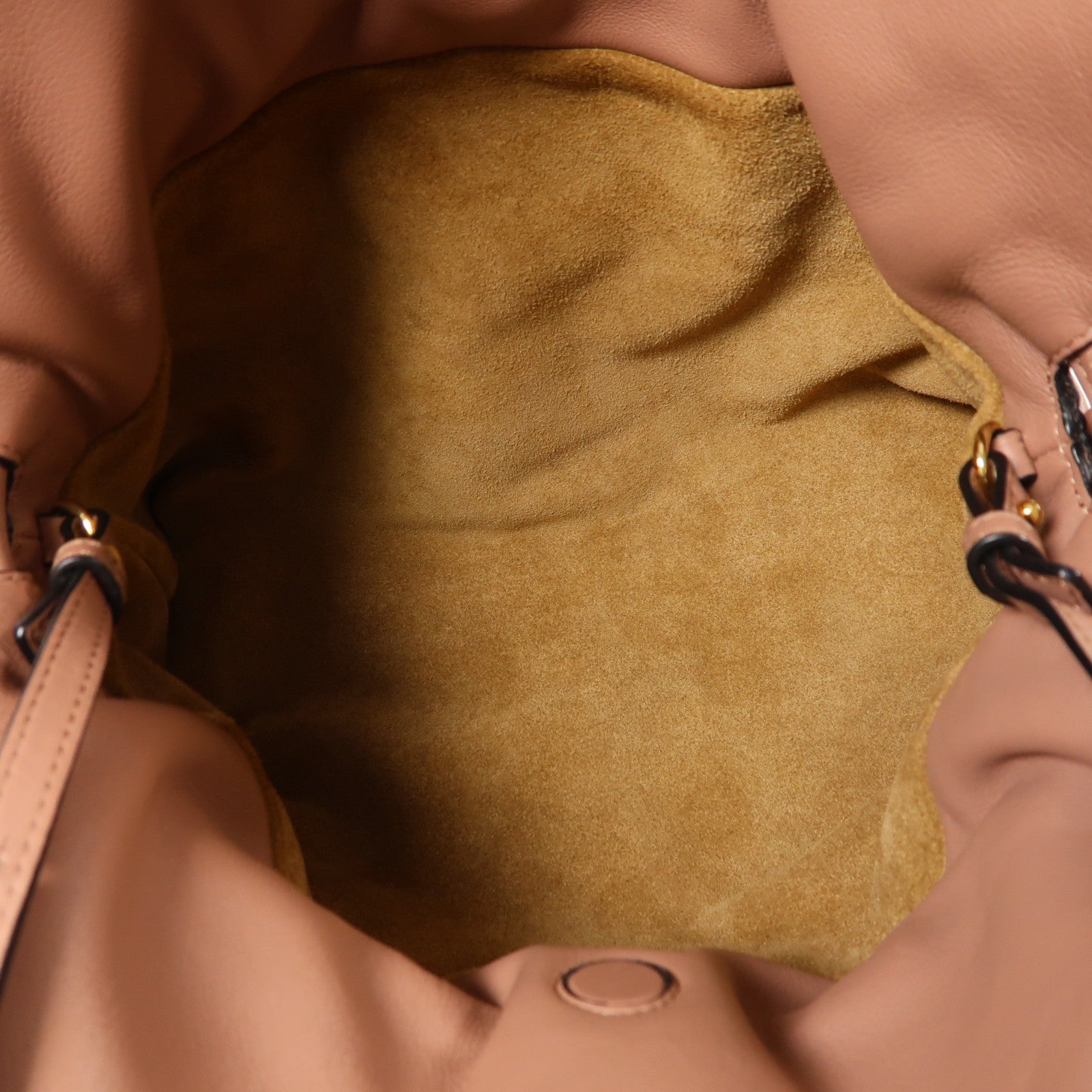 LOEWE 牛皮皮革Flamenco Medium金扣肩背袋