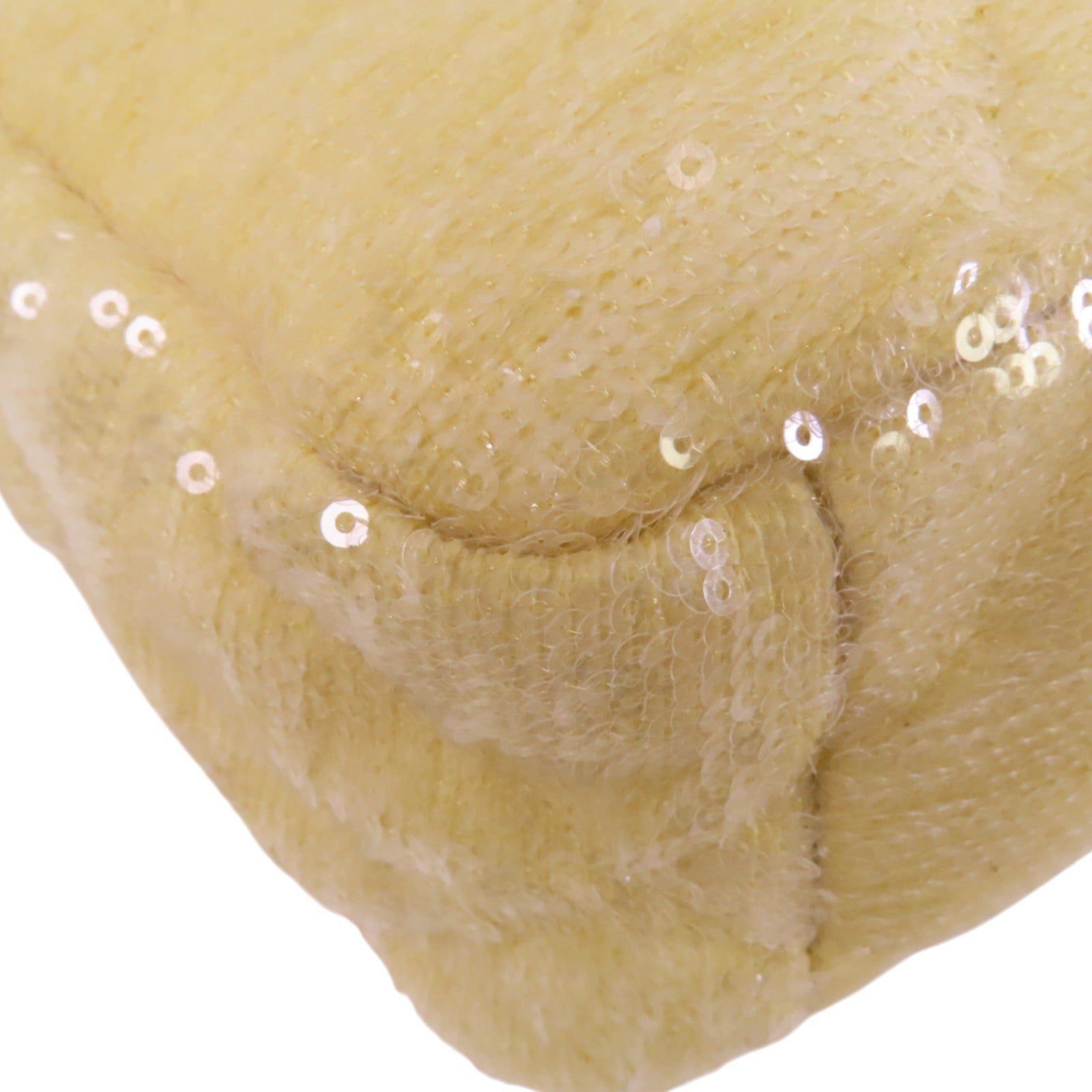 CHANEL 帆布/亮片Chanel 19 Sequin Flag Bag金扣鏈帶手挽肩背兩用袋