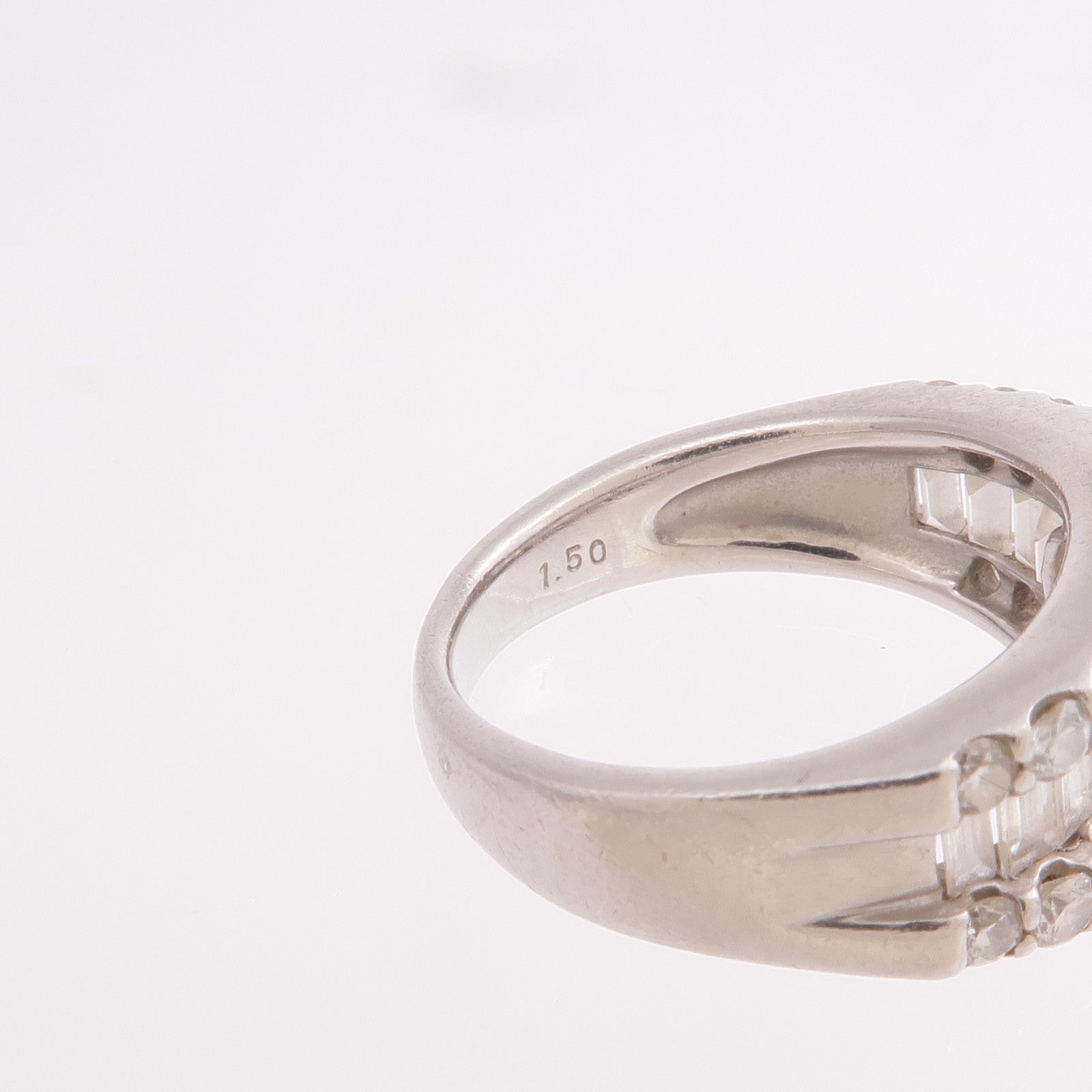 JEWELRY 【激減優惠】PT900鉑金Diamond Ring鑽石戒指US#5.25