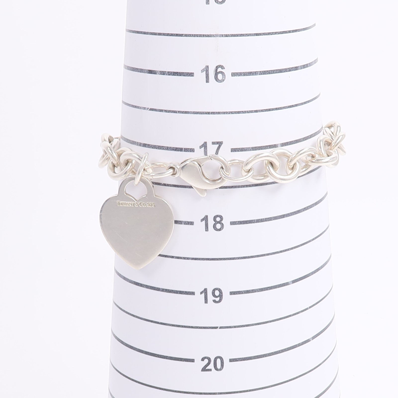 TIFFANY＆CO 925純銀Return to Tiffany Heart Tag Bracelet手鏈