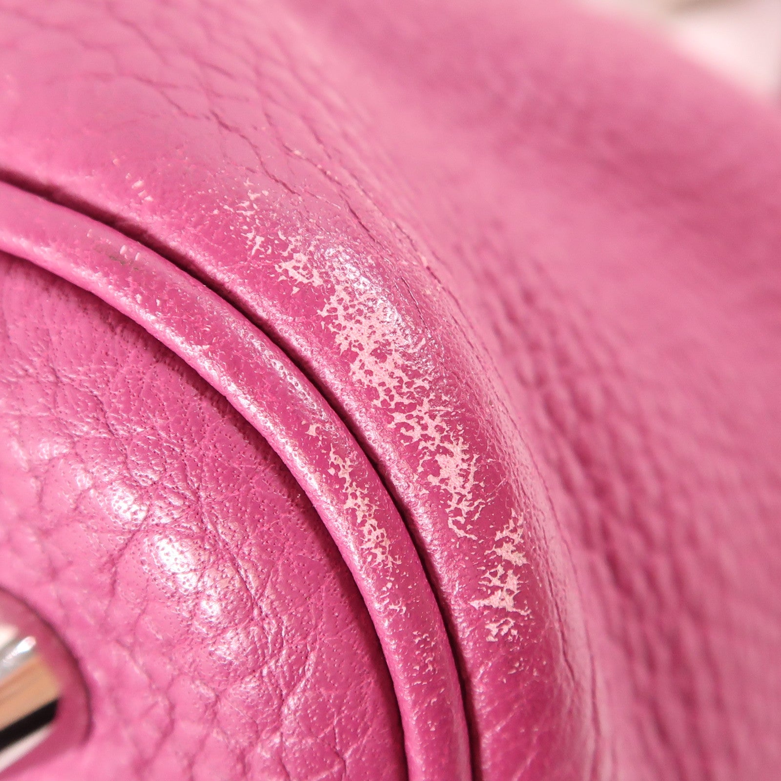 HERMES 【激減優惠】Clemence皮革Picotin MM銀扣手挽袋Anemone