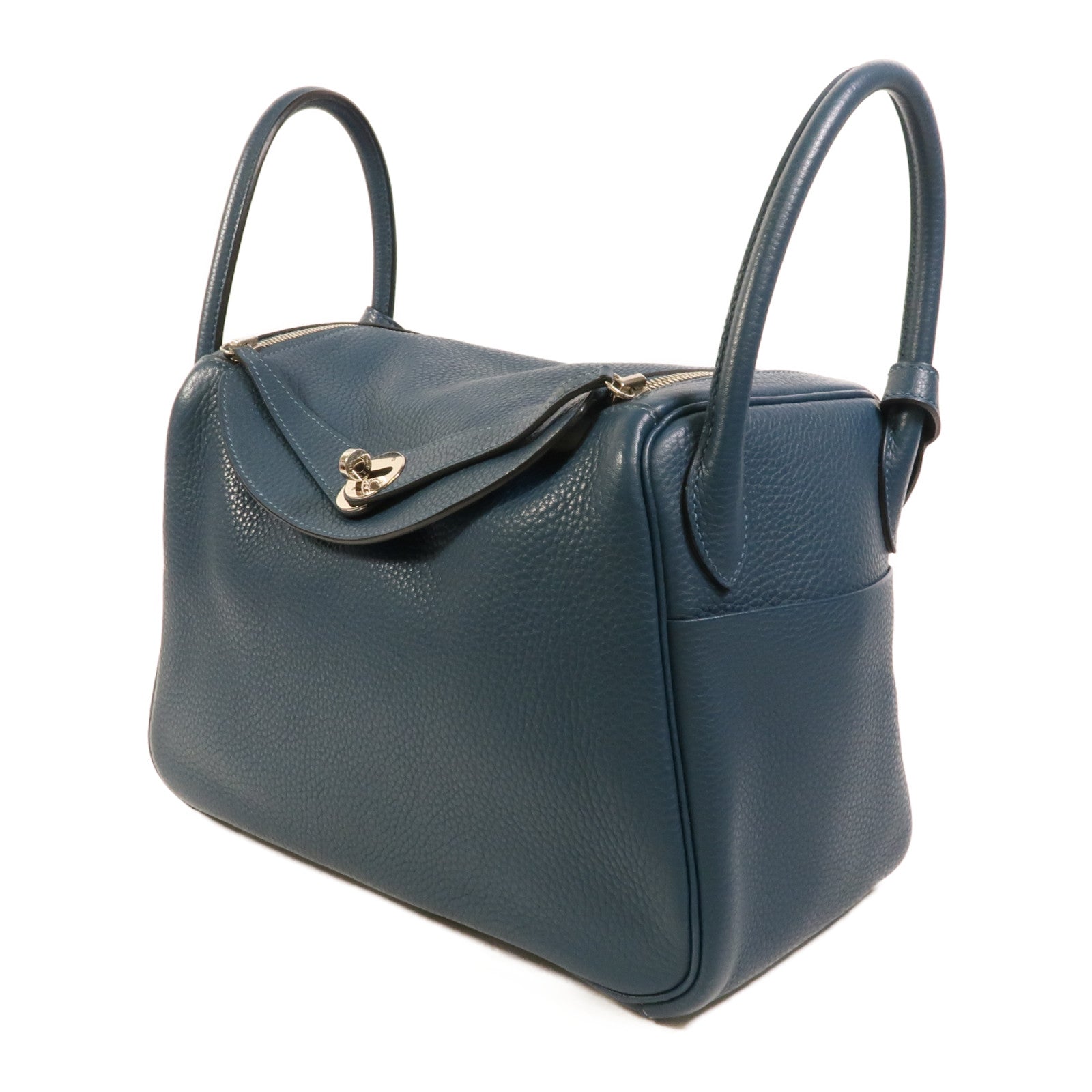 HERMES Clemence皮革Lindy 30手挽肩背兩用袋Colvert