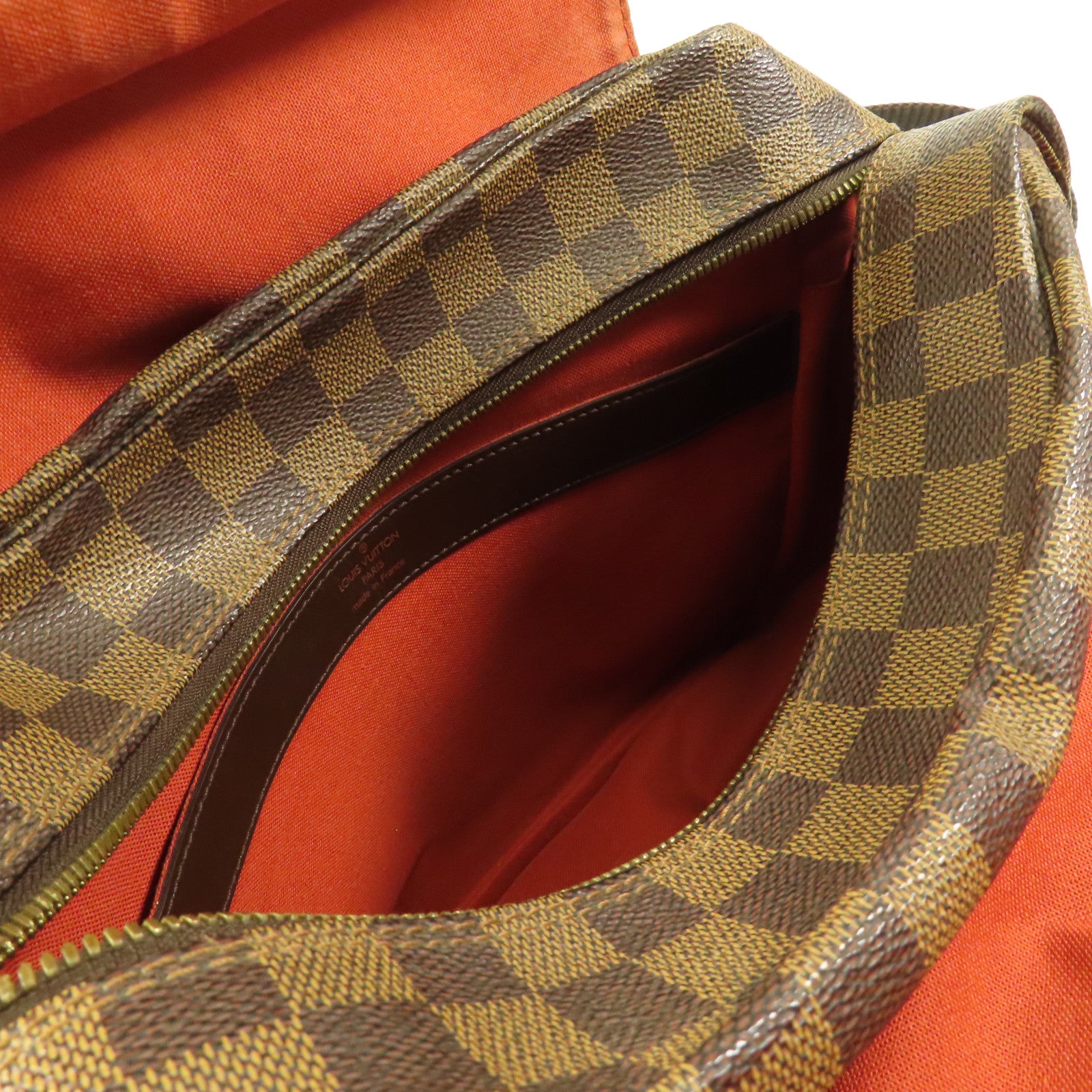 LOUIS VUITTON Damier Naviglio金扣肩背袋