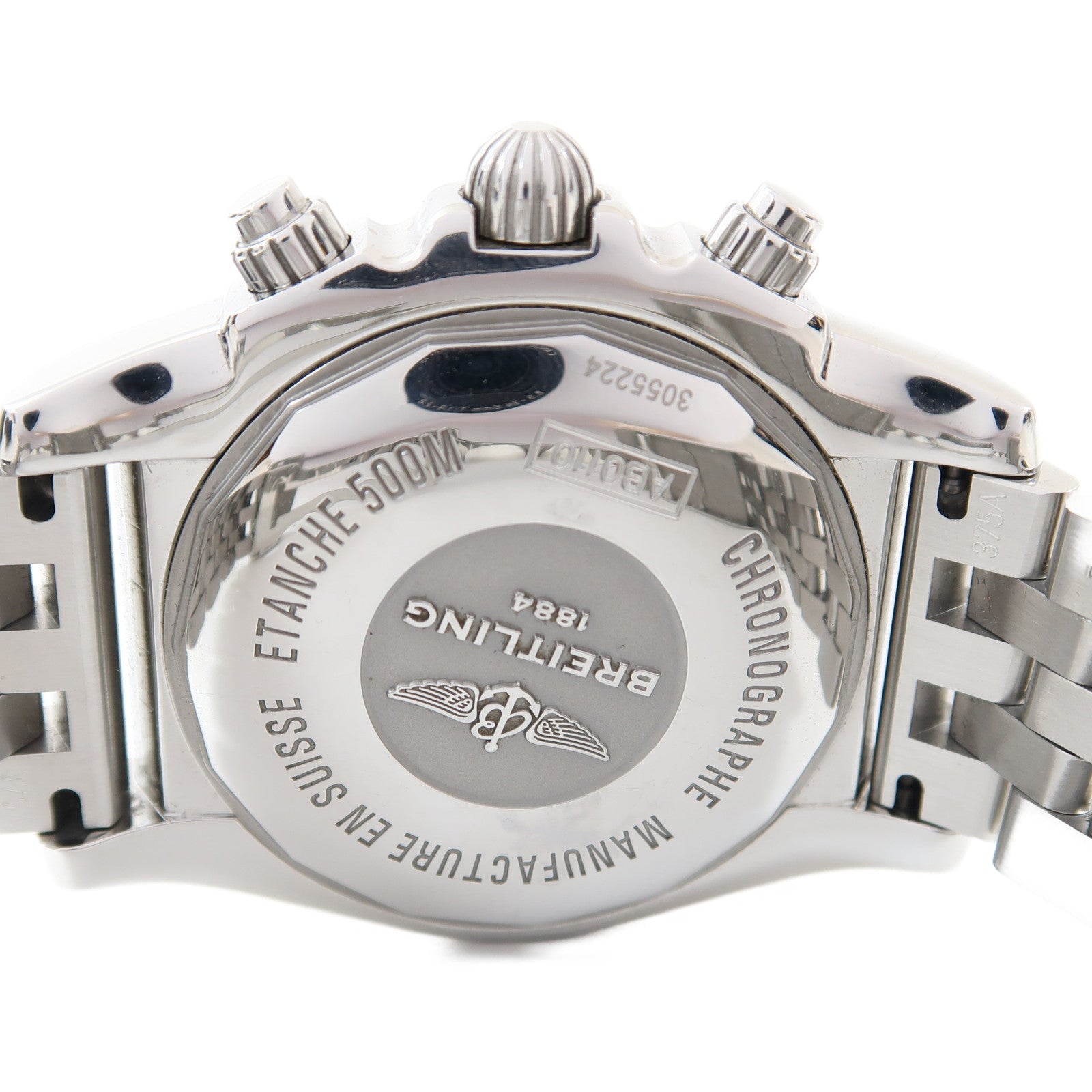 BREITLING Chronomat不鏽鋼手錶自動機芯黑色