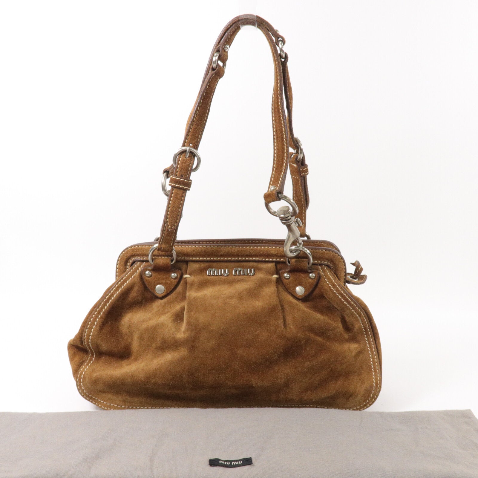 Miu Miu 絨布Shoulder Bag肩背袋