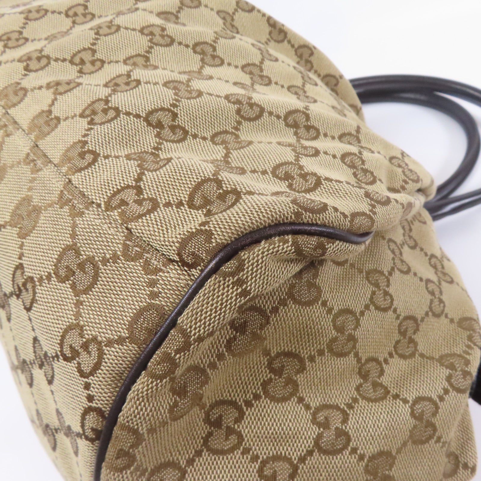 GUCCI GG Shoulder Bag 223974 GG Canvas Brown