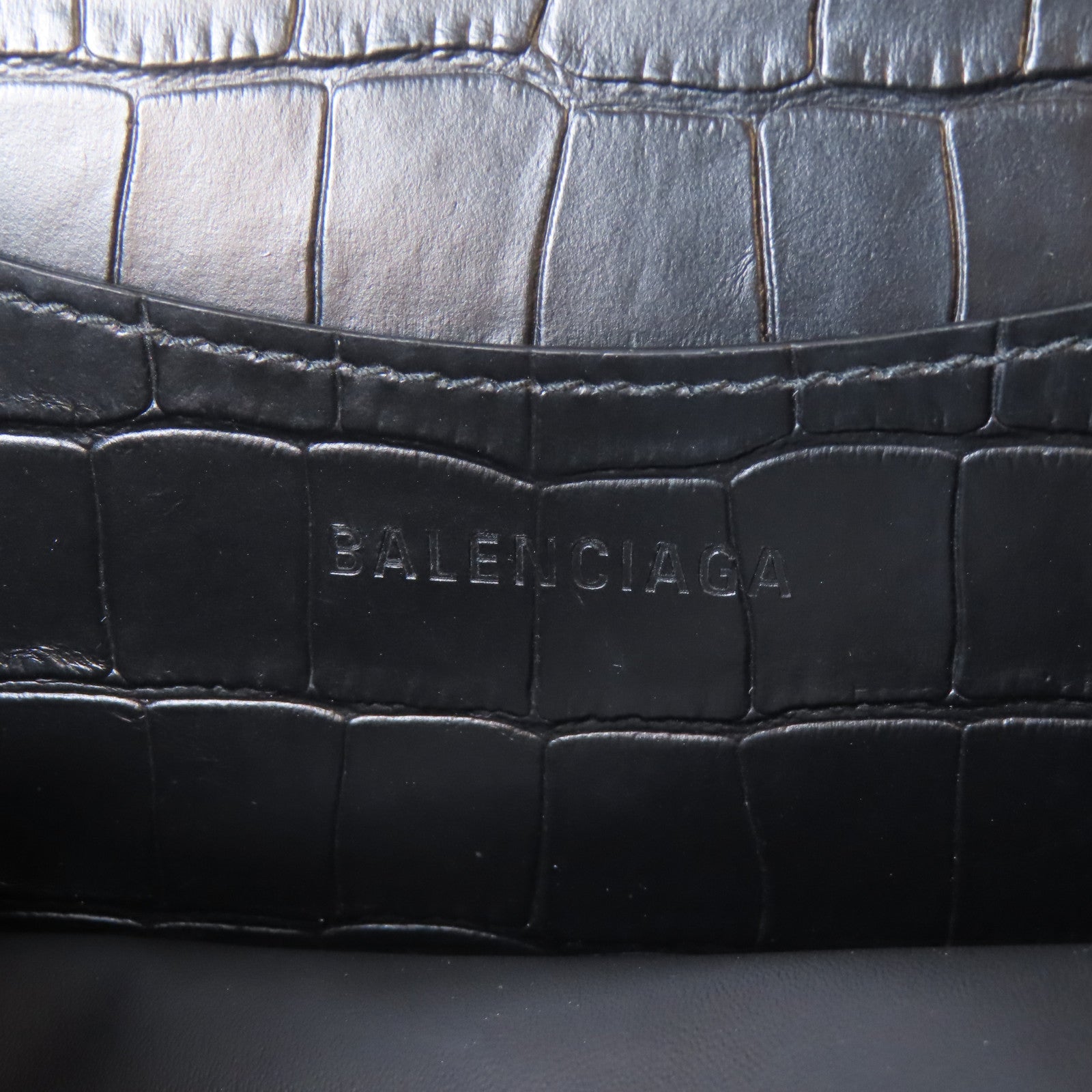 BALENCIAGA 皮革Neo Classic City黑扣手挽肩背兩用袋黑色