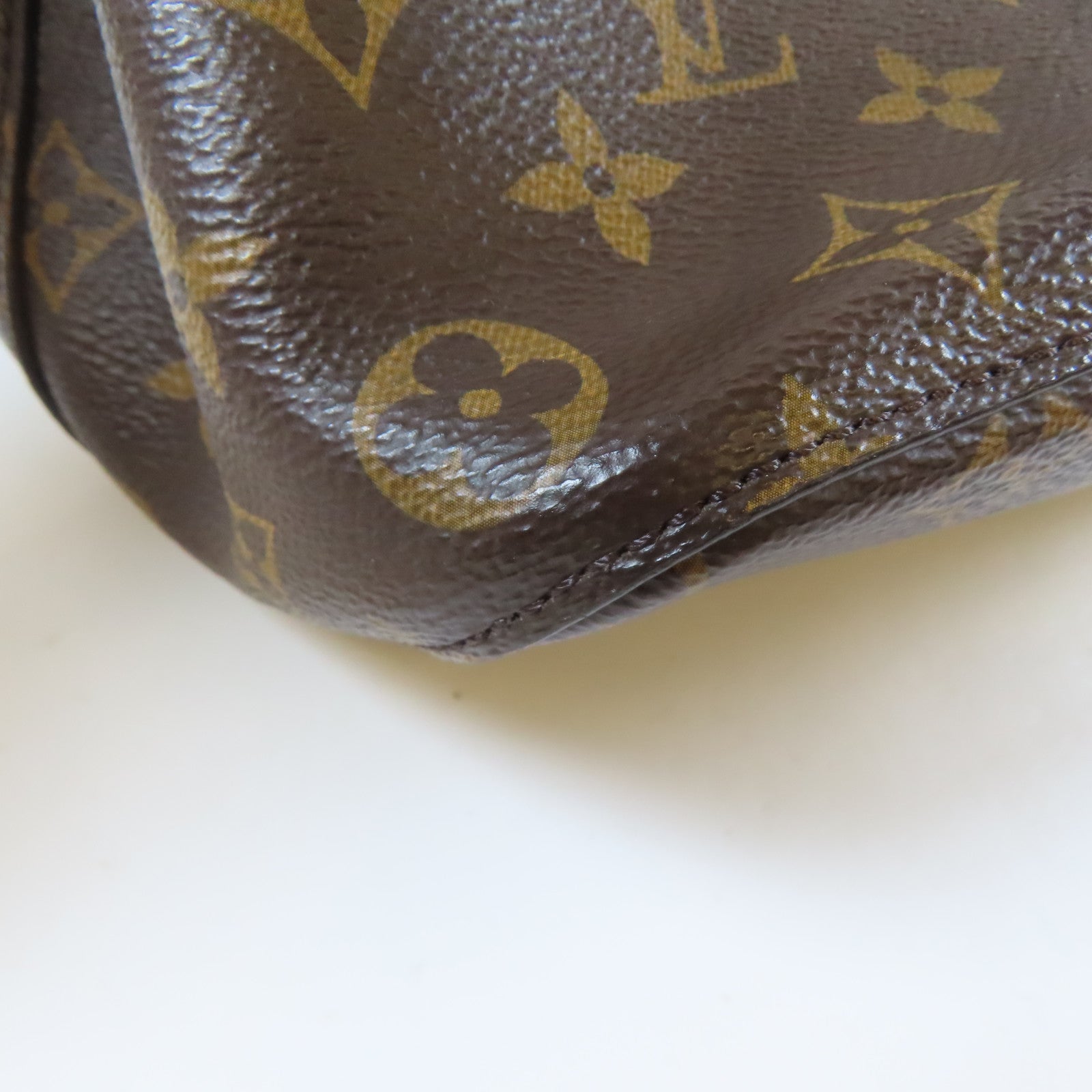 LOUIS VUITTON Monogram NeoNoe MM金扣肩背袋啡色
