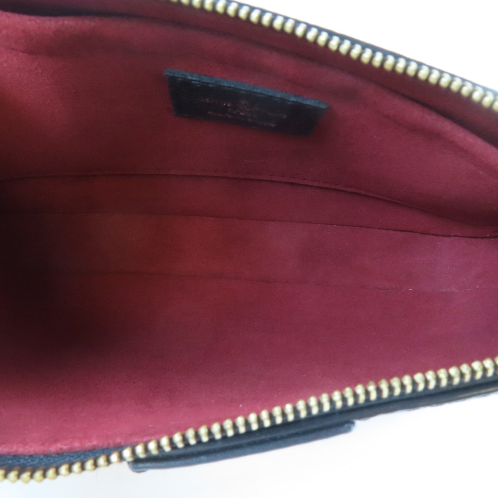LOUIS VUITTON Monogram Empreinte Multi Pochette Accessoires金扣肩背袋黑色