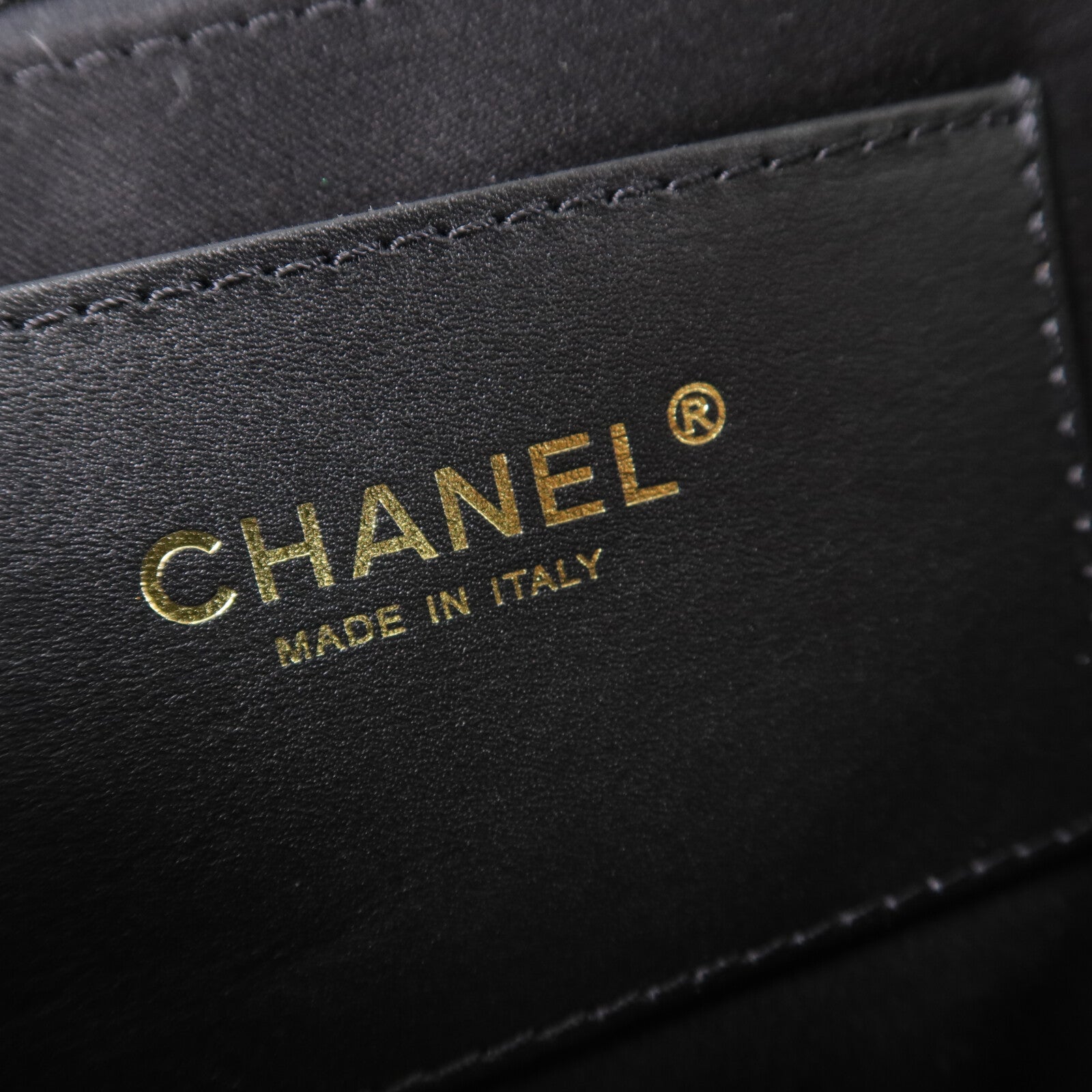 CHANEL 羊皮皮革25K Flap Bag Large鏈帶肩背袋
