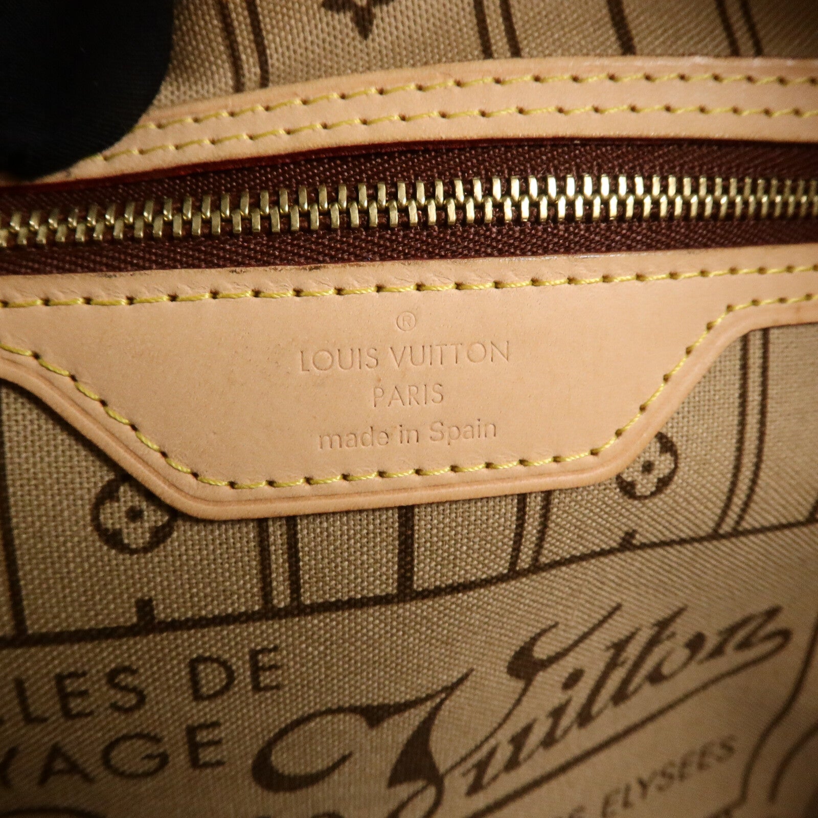LOUIS VUITTON Monogram Neverfull MM手挽袋