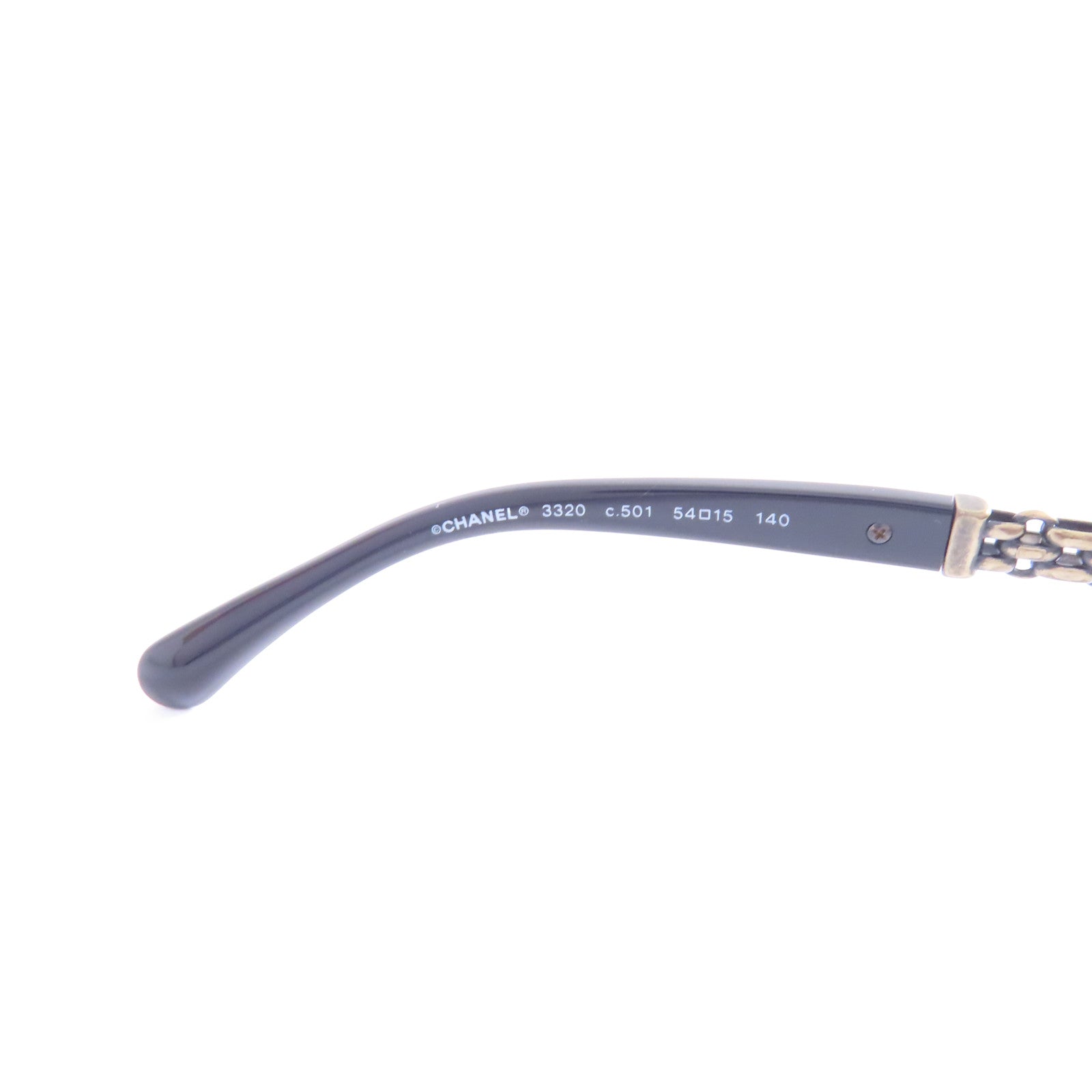 CHANEL PVC Glasses眼鏡黑色/棕色