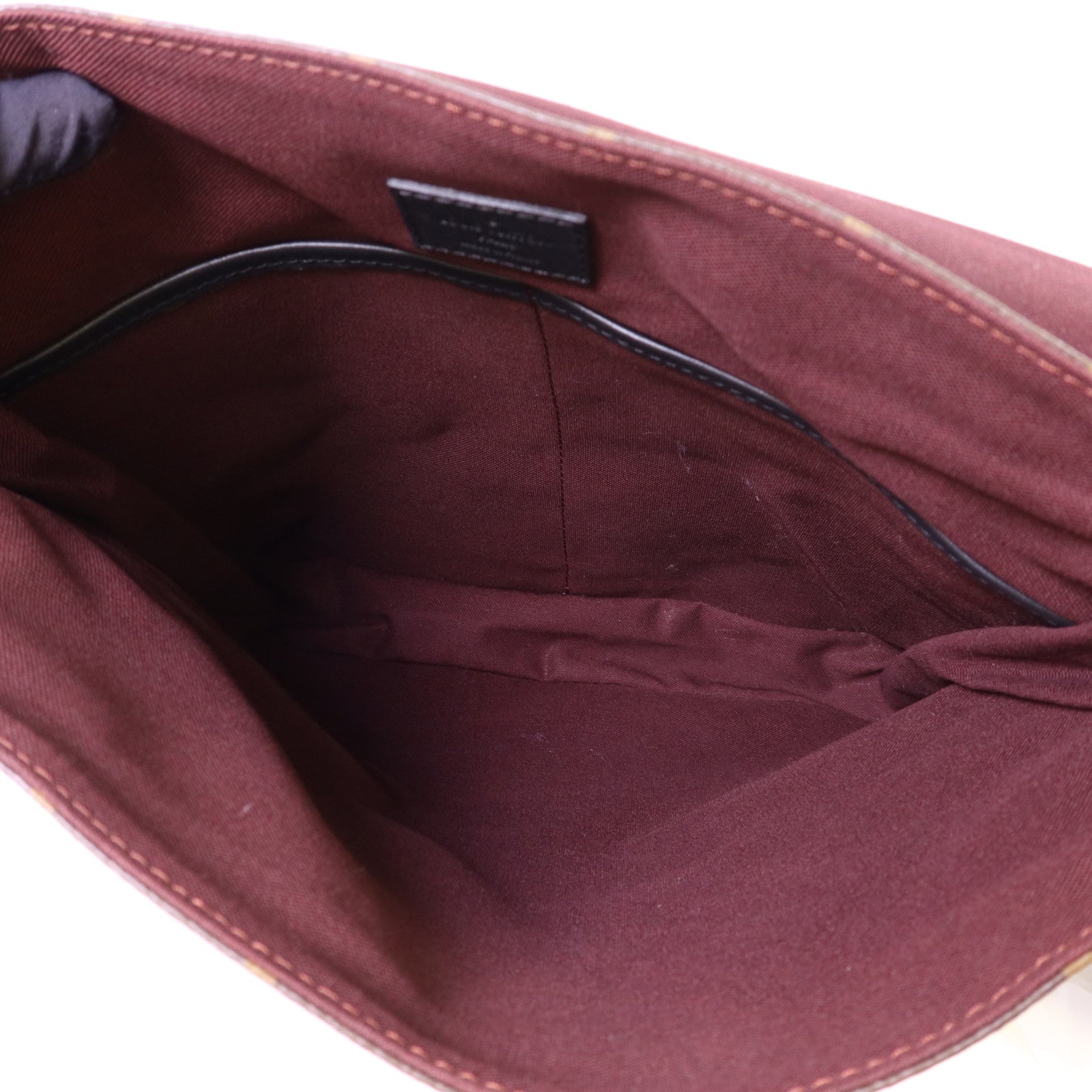 LOUIS VUITTON Monogram Macassar Bass MM金扣肩背袋M56715