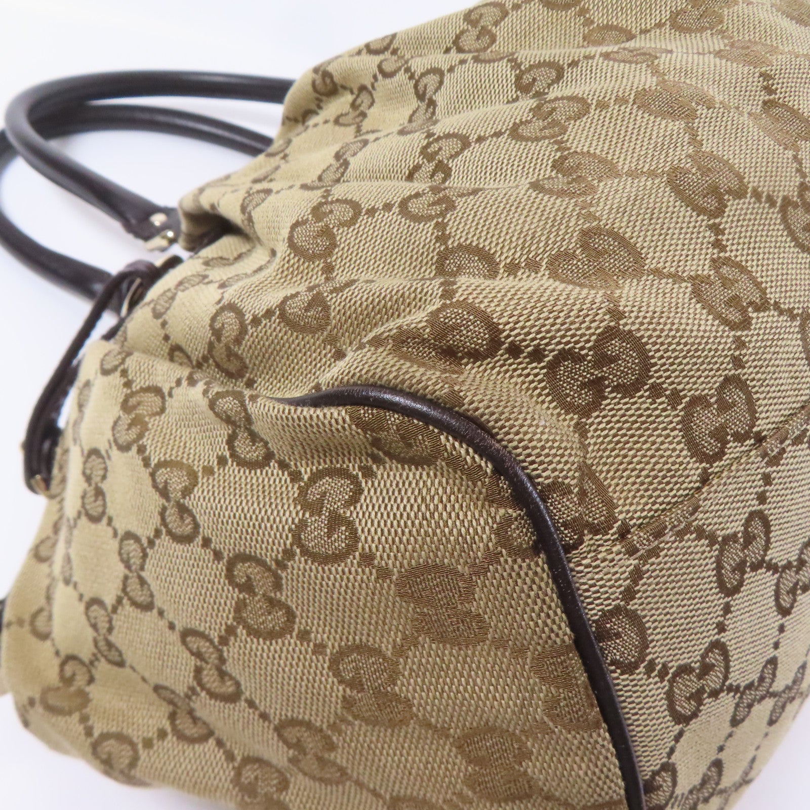 GUCCI GG Shoulder Bag 223974 GG Canvas Brown