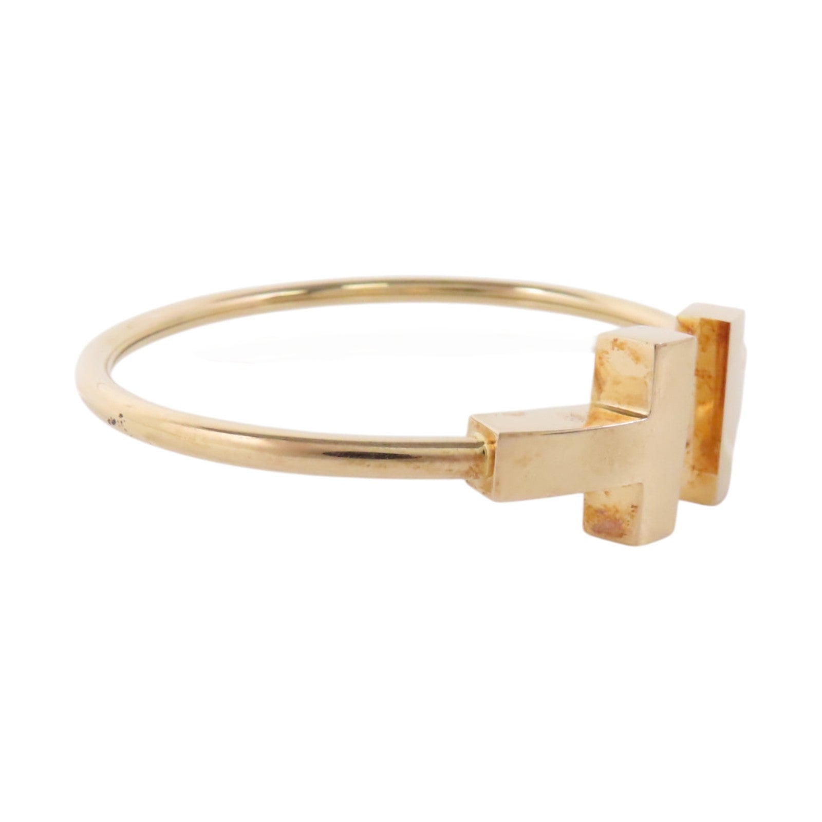 TIFFANY＆CO 18K玫瑰金T Wire Bracelet手鏈