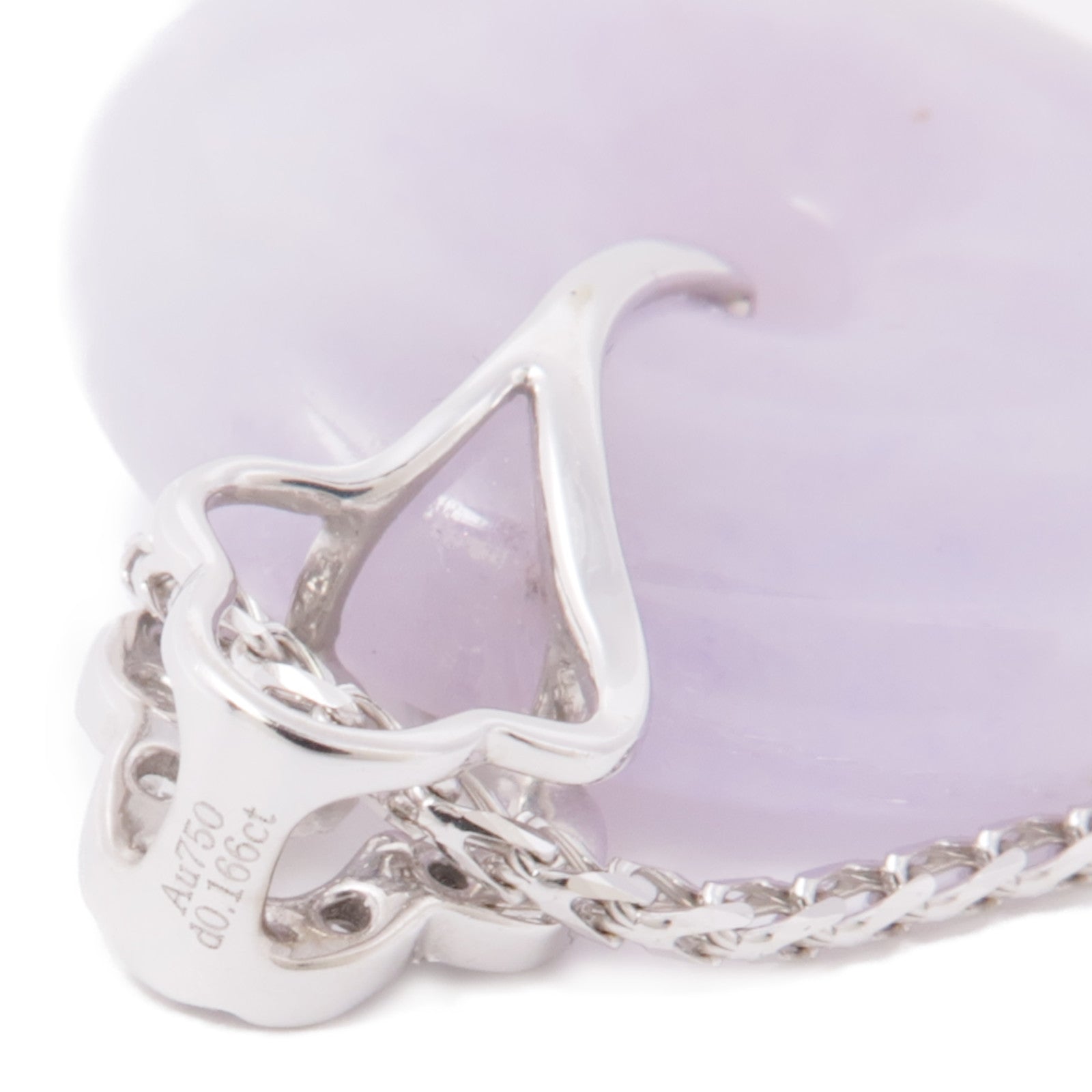 JEWELRY 18K白金Jade/Diamond Necklace翡翠/鑽石項鍊