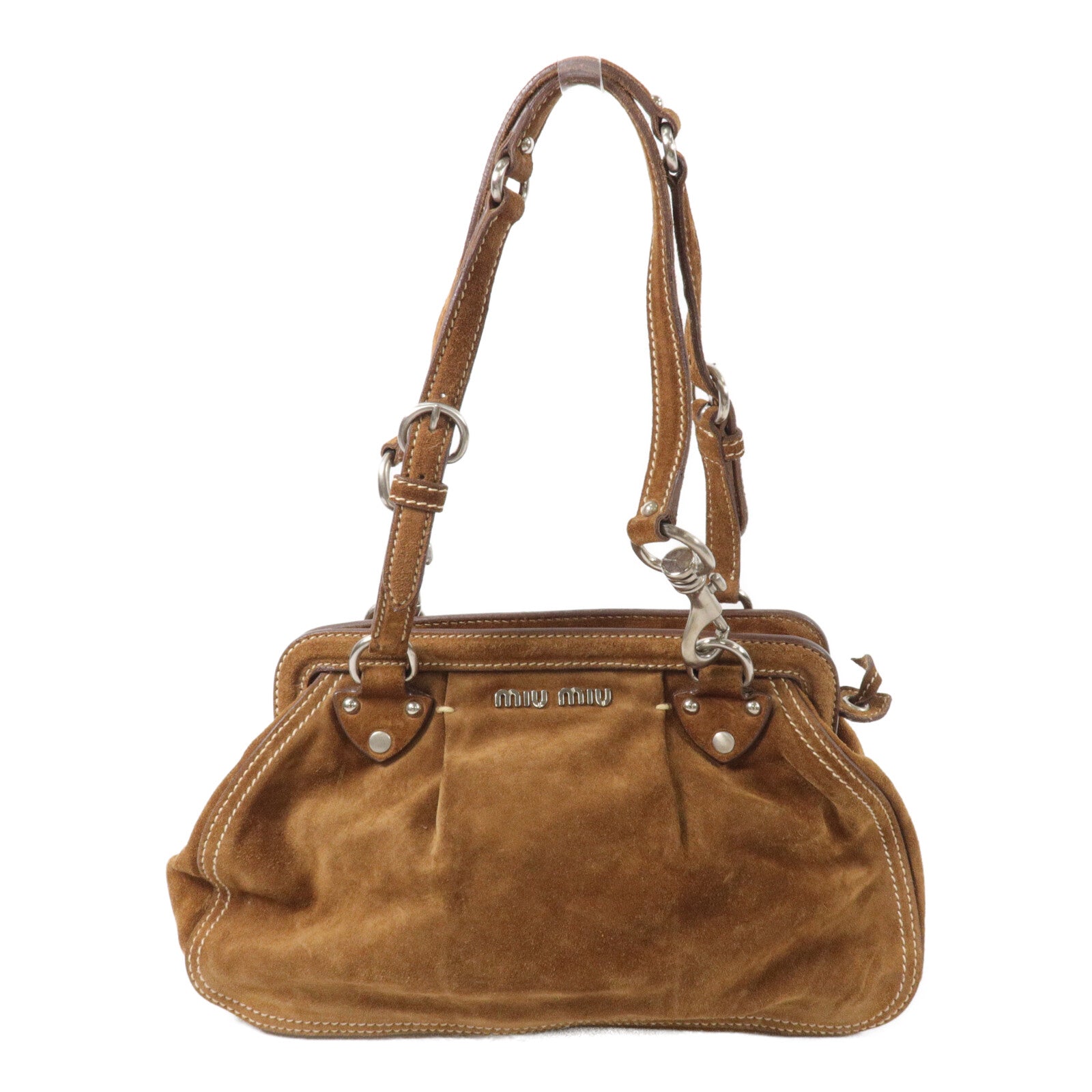 Miu Miu 絨布Shoulder Bag肩背袋