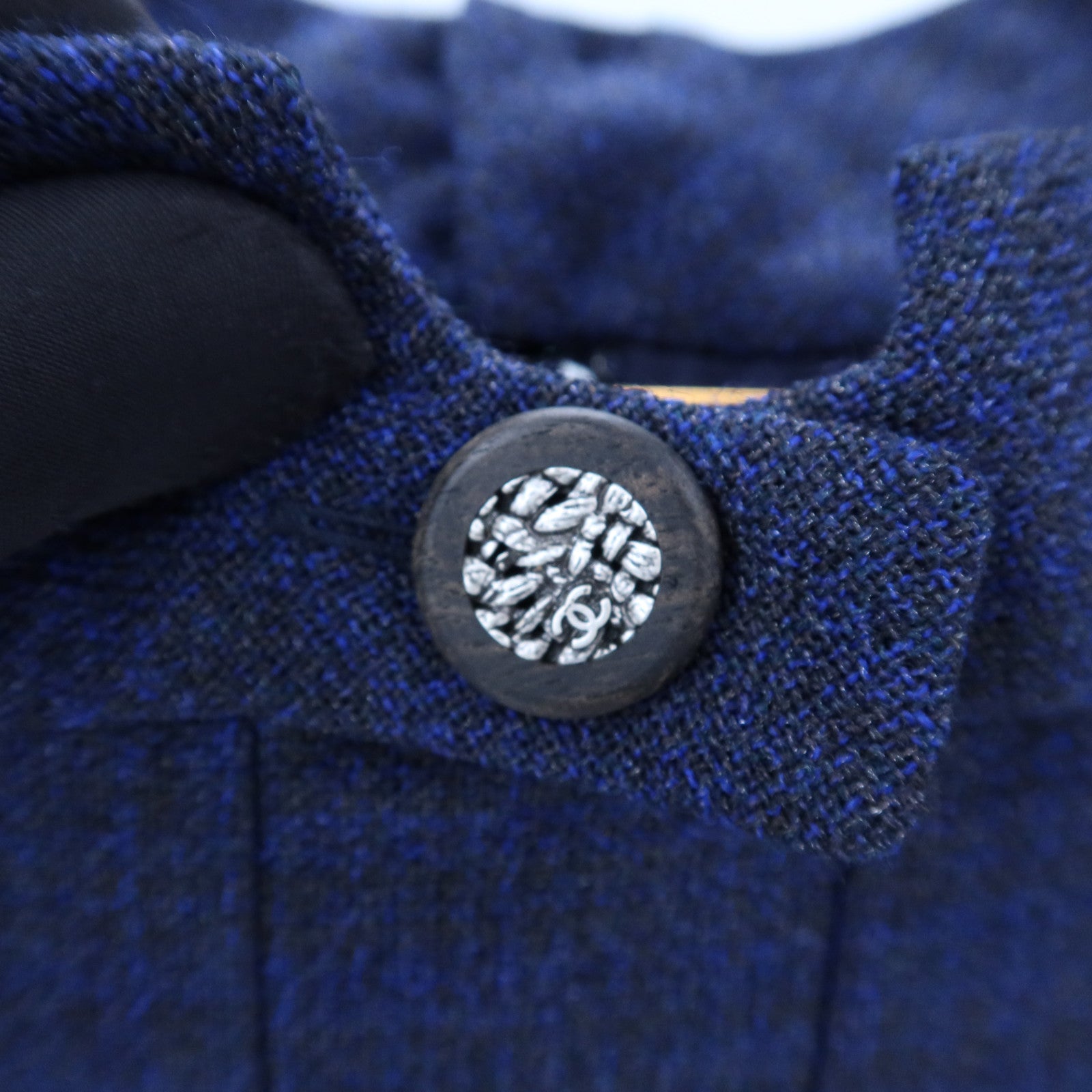 CHANEL Wool/Nylon Short-Sleeved Dress連身裙