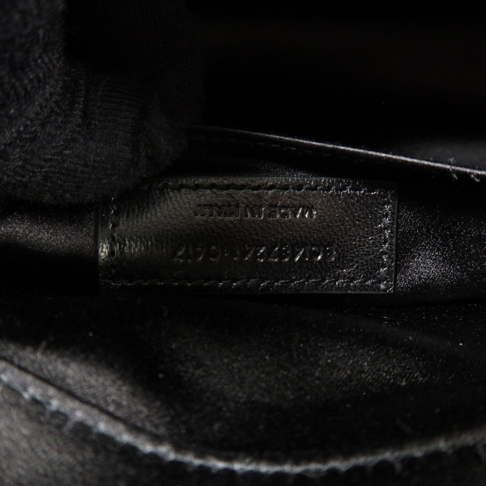 SAINT LAURENT 絲質/珠片Shoulder Bag鏈帶肩背袋