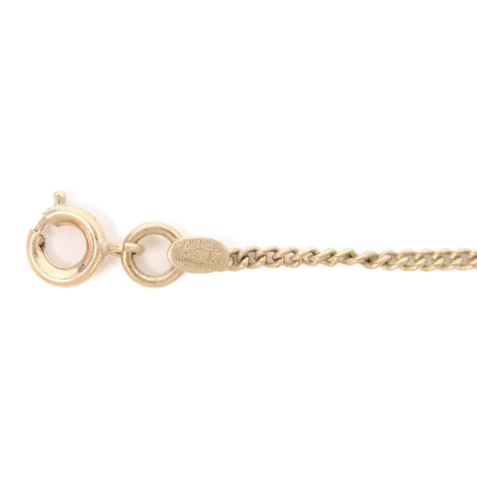CHANEL 金屬Necklace項鍊金色