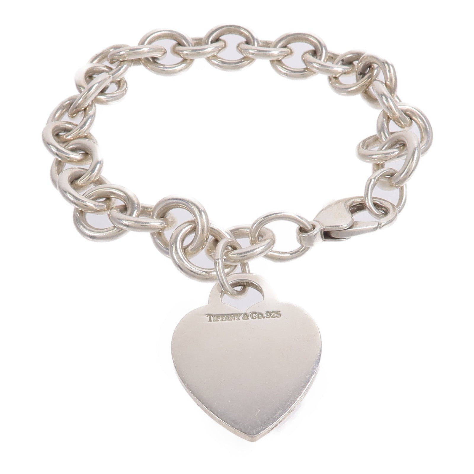 TIFFANY＆CO 925純銀Return to Tiffany Heart Tag Bracelet手鏈