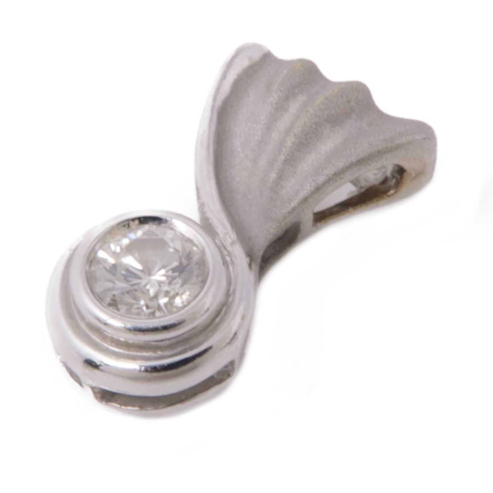JEWELRY 18K白金Diamond Pendant Top鑽石吊墜