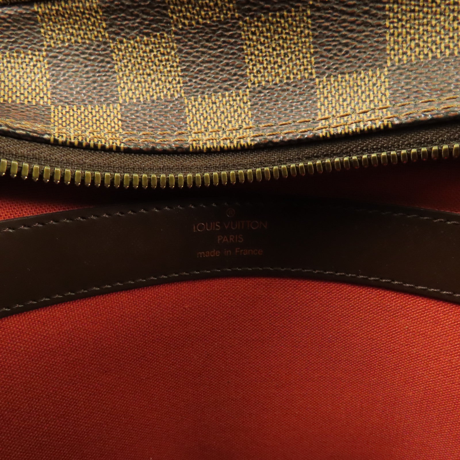 LOUIS VUITTON Damier Naviglio金扣肩背袋