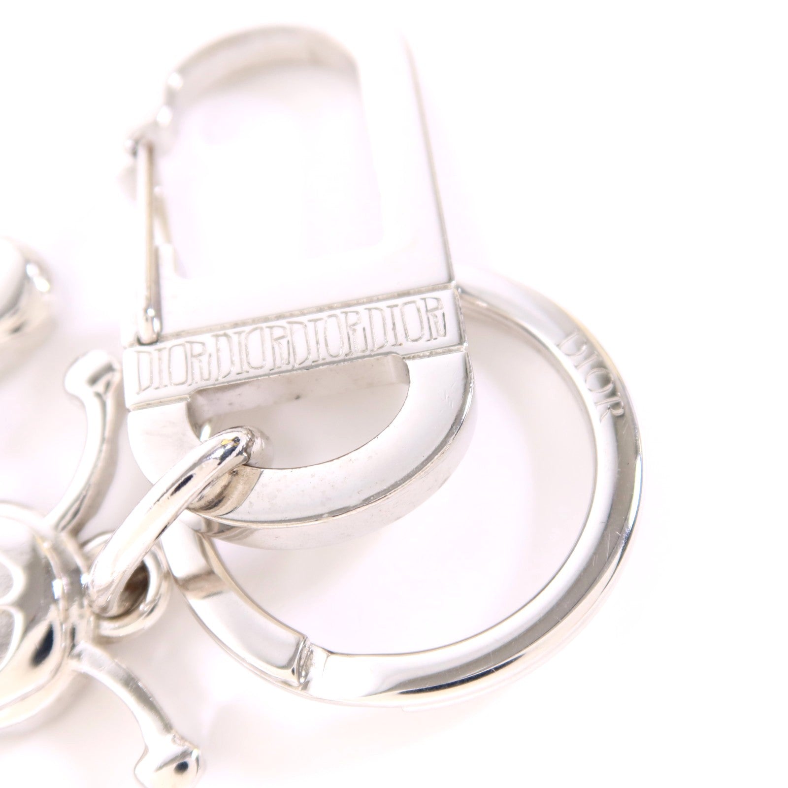 Dior 金屬Key Ring銀扣鑰匙扣