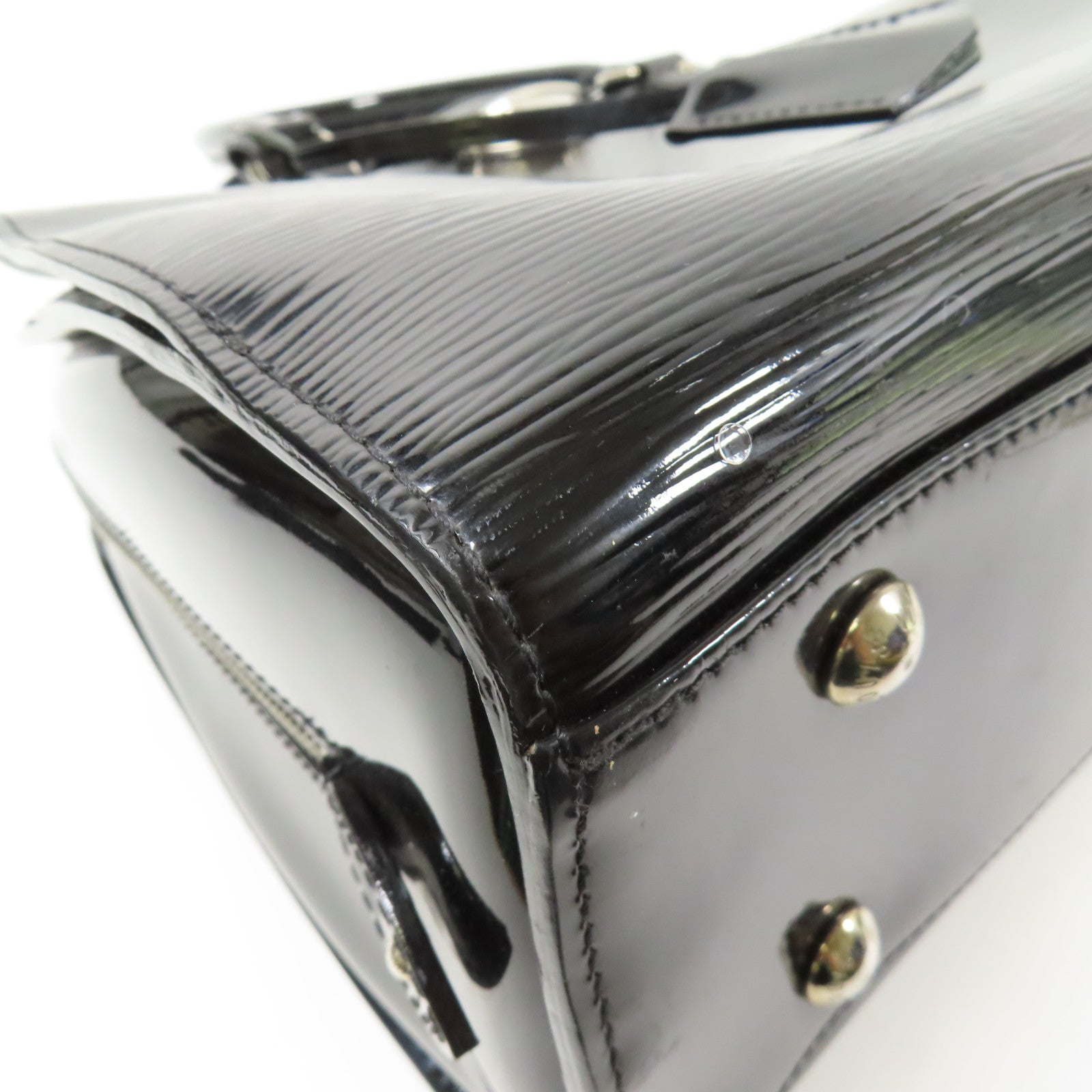 LOUIS VUITTON Epi Pont Neuf GM銀扣手挽袋