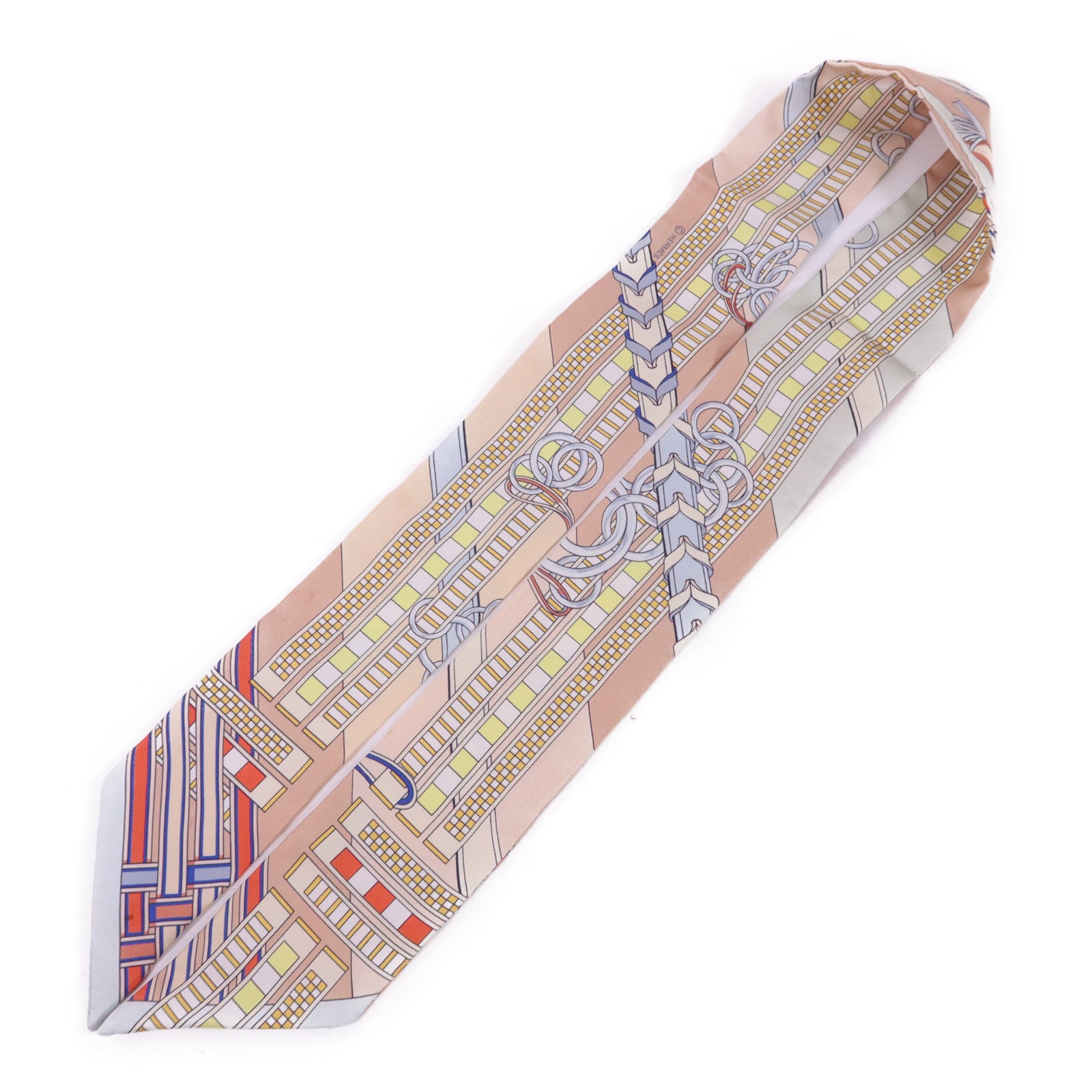 HERMES 絲質Twilly絲巾