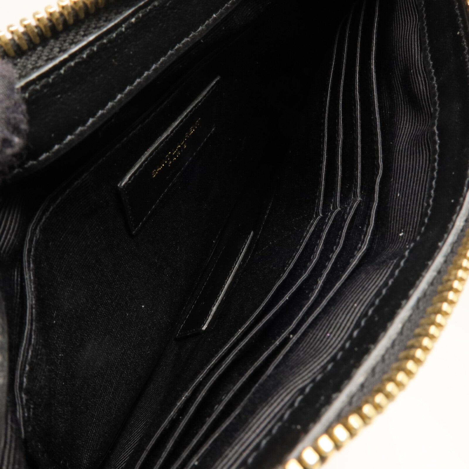 SAINT LAURENT 牛皮皮革Pouch手拿包