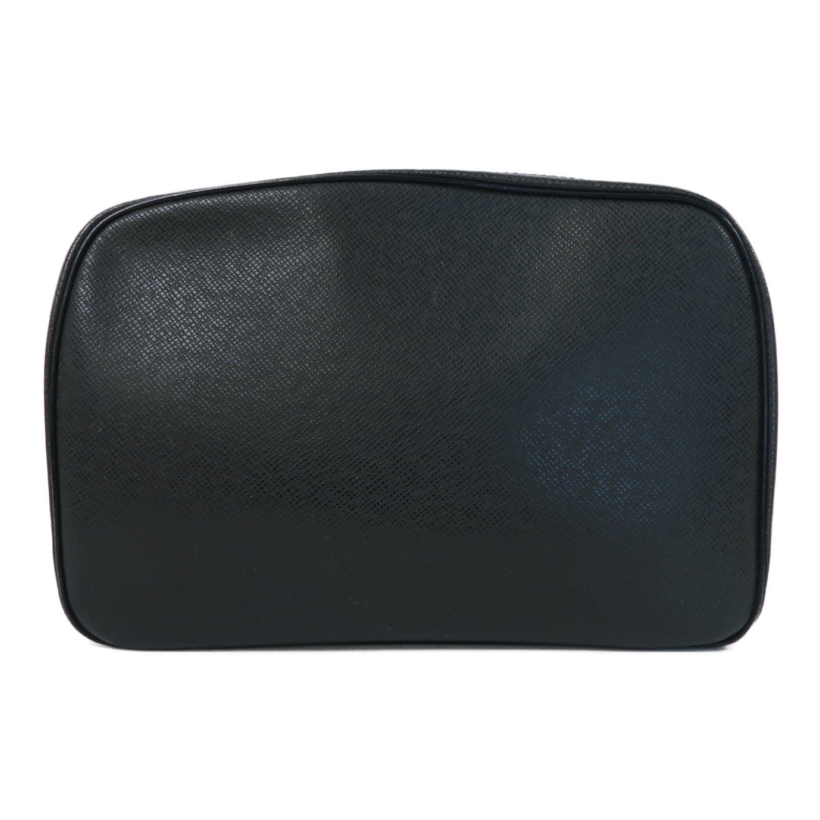 LOUIS VUITTON 【激減優惠】Taiga Trousse Toilette GM銀扣手拿包黑色