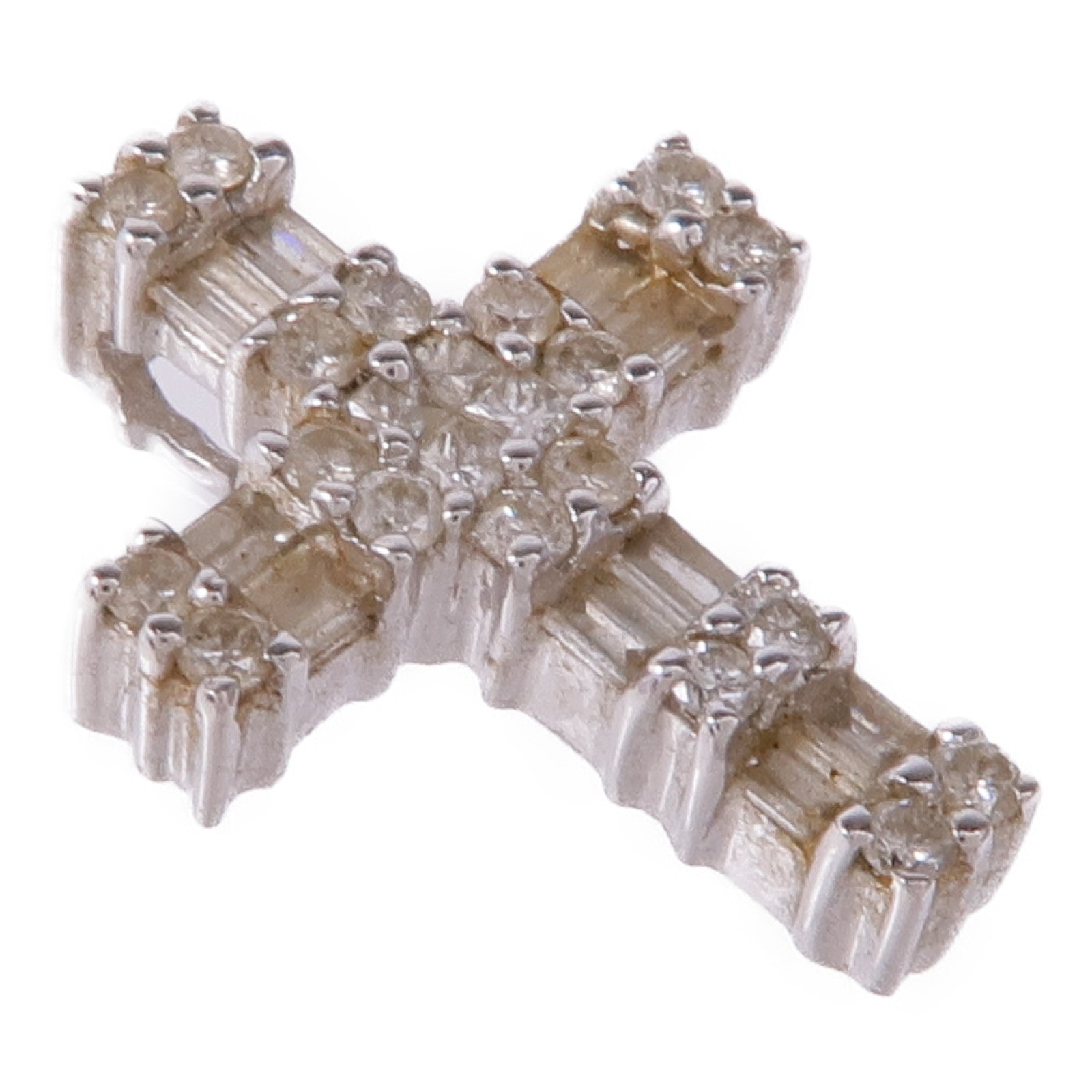 JEWELRY Diamond Pendant Top 18K White Gold