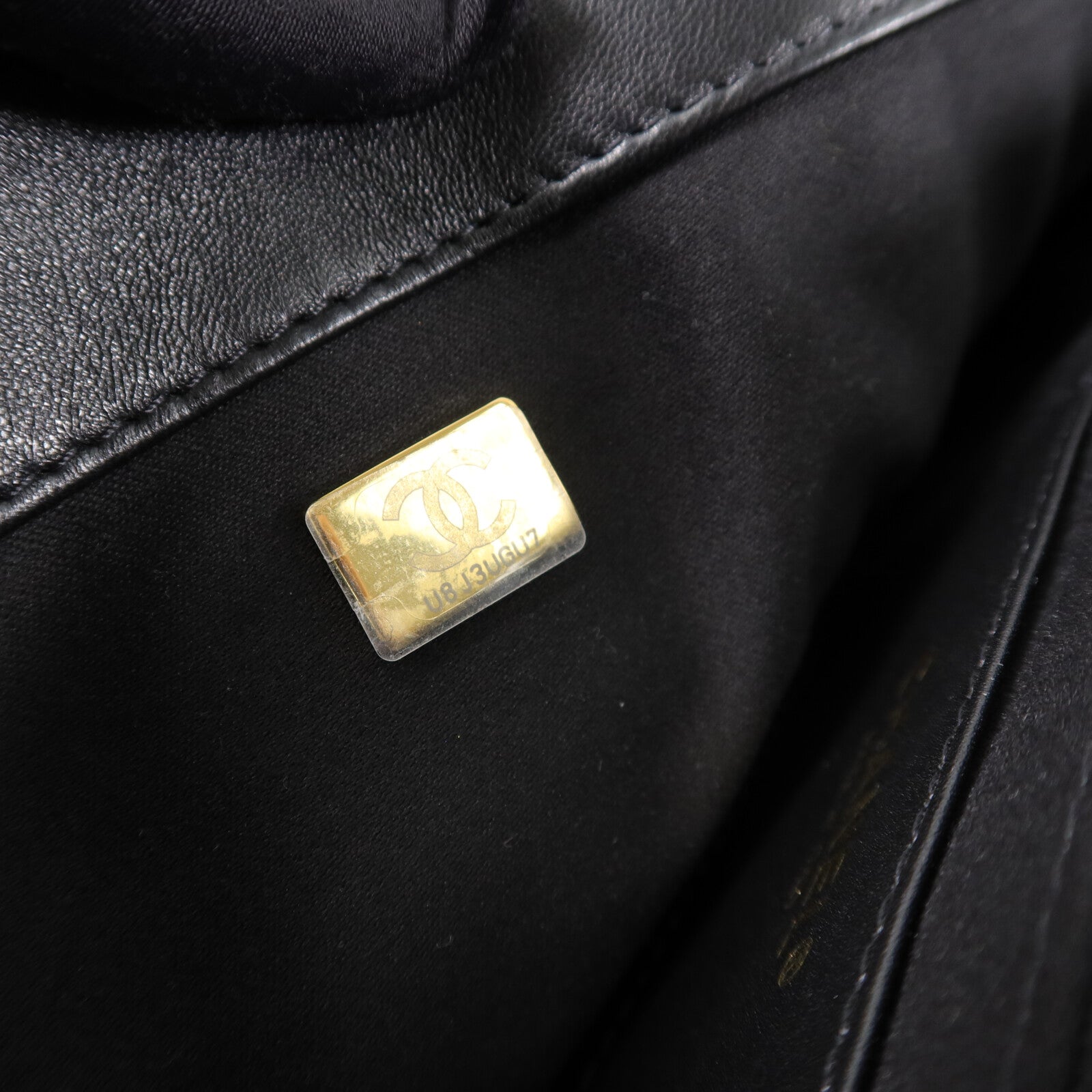 CHANEL 羊皮皮革25K Flap Bag Large鏈帶肩背袋